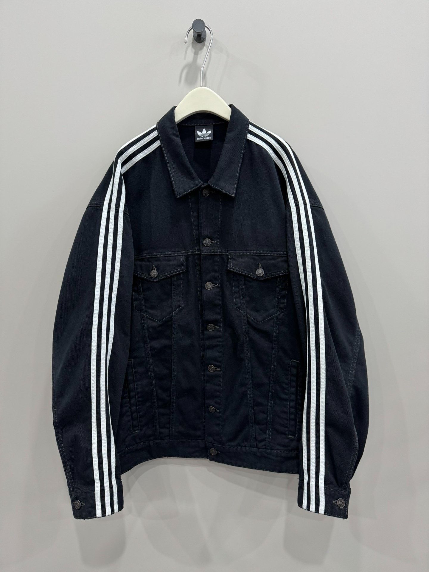 Balenciaga balenciaga adidas denim jacket size 2 Size US M / EU 48-50 / 2 - 1 Thumbnail