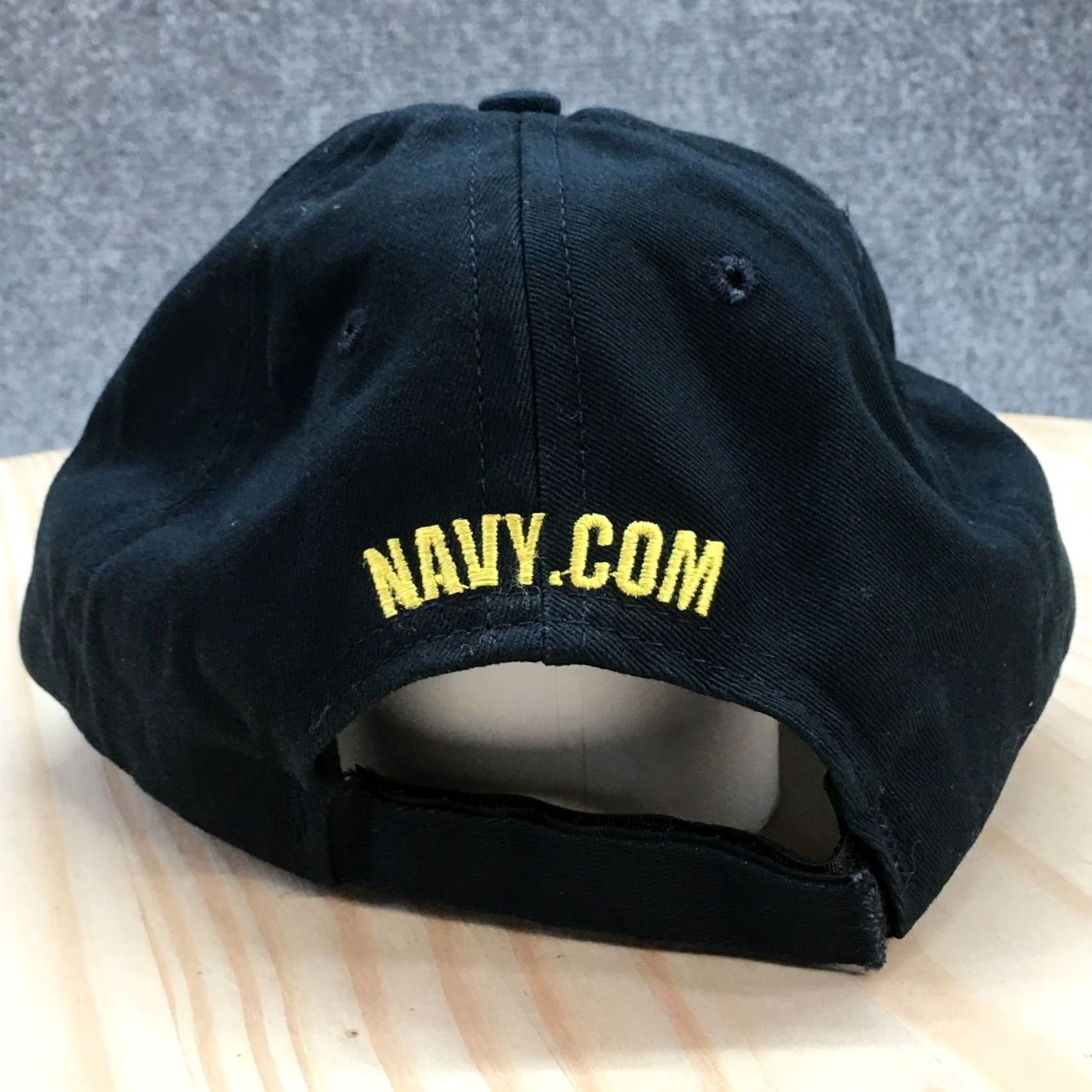 Vintage America's Navy Baseball Cap Hat Mens One Size Blue Embroidered Logo Adjustable Size ONE SIZE - 6 Thumbnail