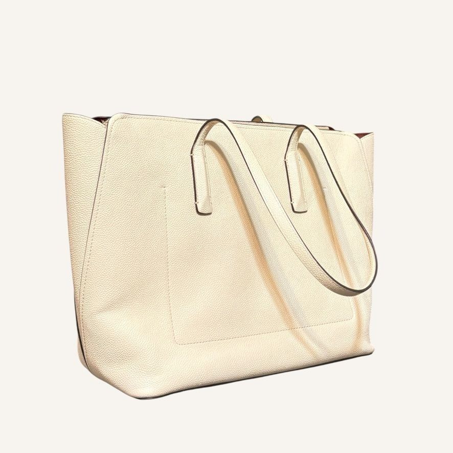 Kate Spade Kate Spade Large Margaux Leather Tote Cream Vanilla Classic Size ONE SIZE - 10 Thumbnail