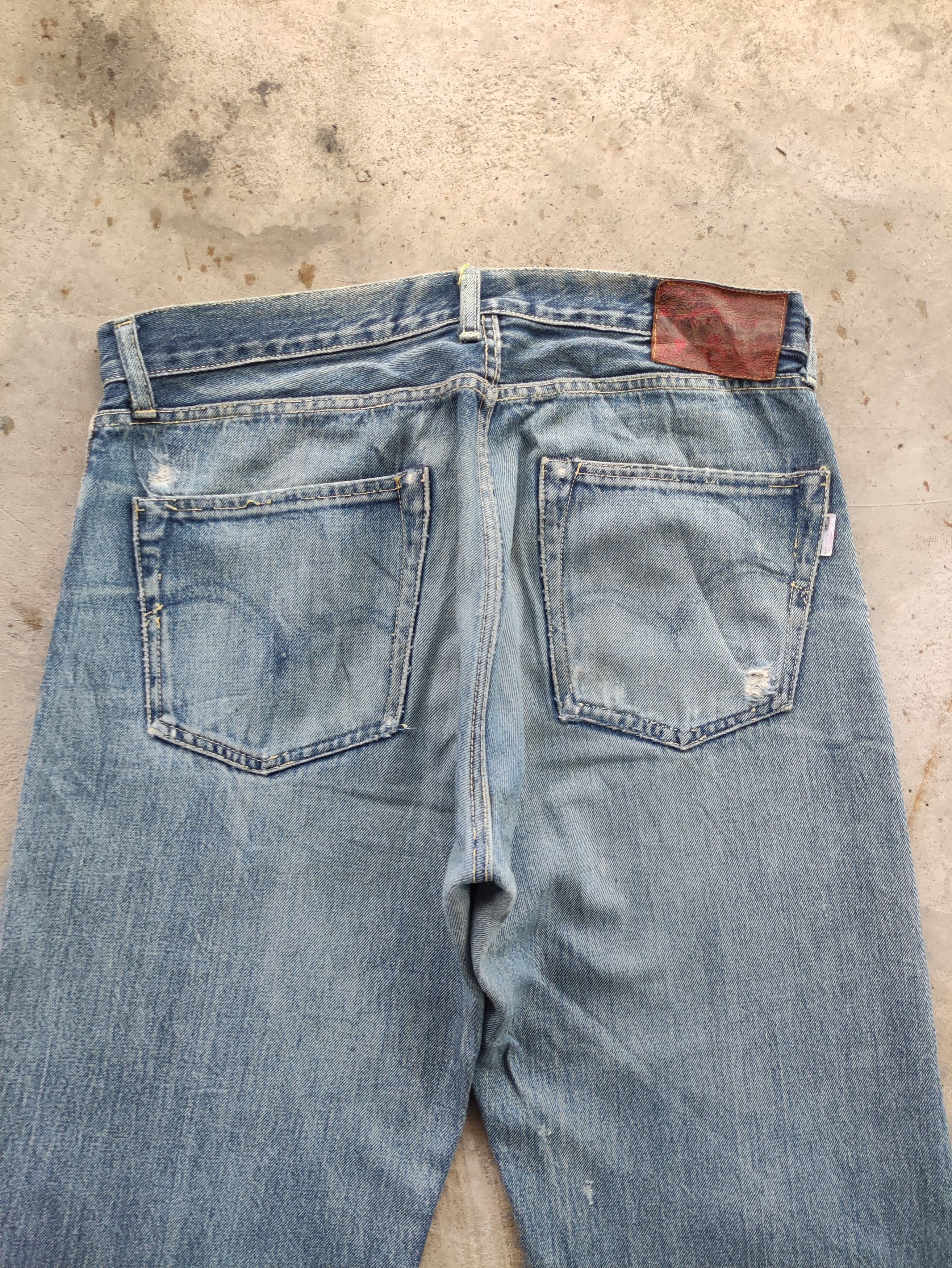 Studio D'Artisan Vintage Studio D Artisan Button Baggy Selvedge Distressed Size US 34 / EU 50 - 10 Thumbnail