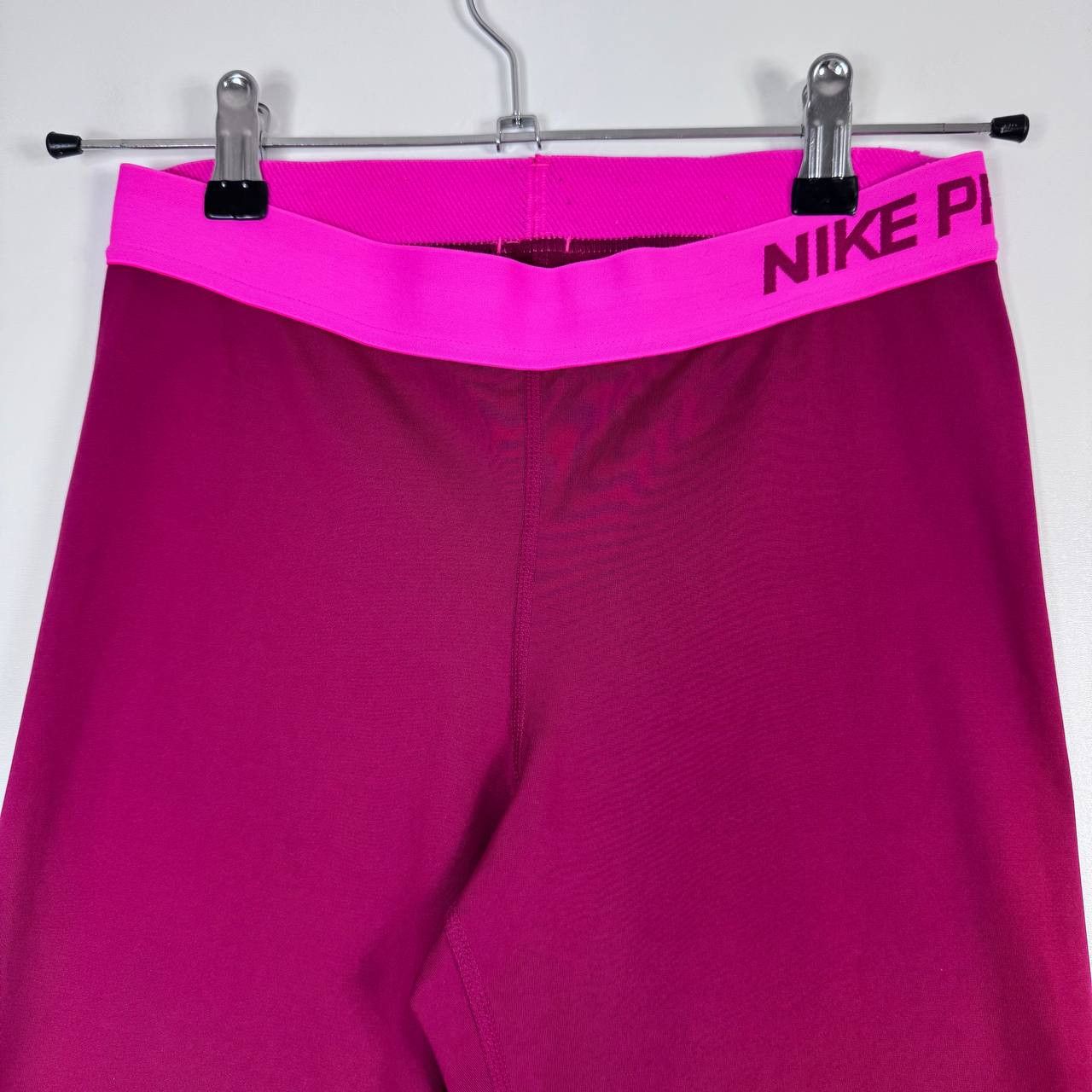 Nike Nike Dri Fit Womens Capri Leggings Pink Athletic Size M Size 26" / US 2 / IT 38 - 3 Thumbnail