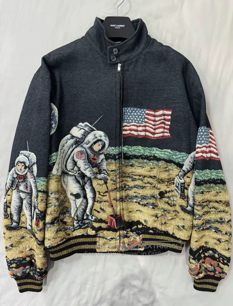 Saint Laurent Paris Saint Laurent Paris Astronaut Moon Landing Jacket Size US M / EU 48-50 / 2 - 2 Thumbnail