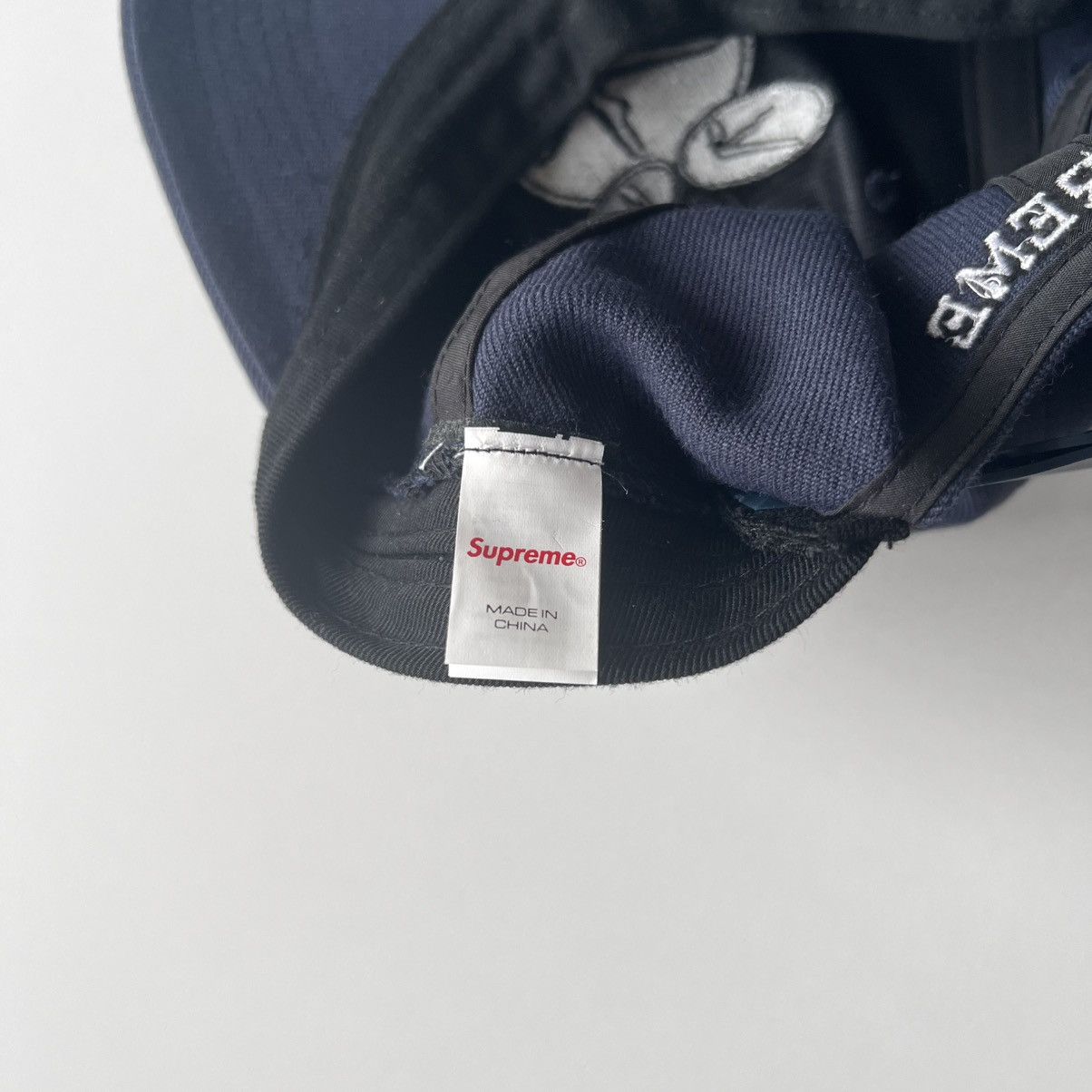 Supreme Supreme Aphex Twin 6-Panel Hat Navy Size ONE SIZE - 4 Thumbnail