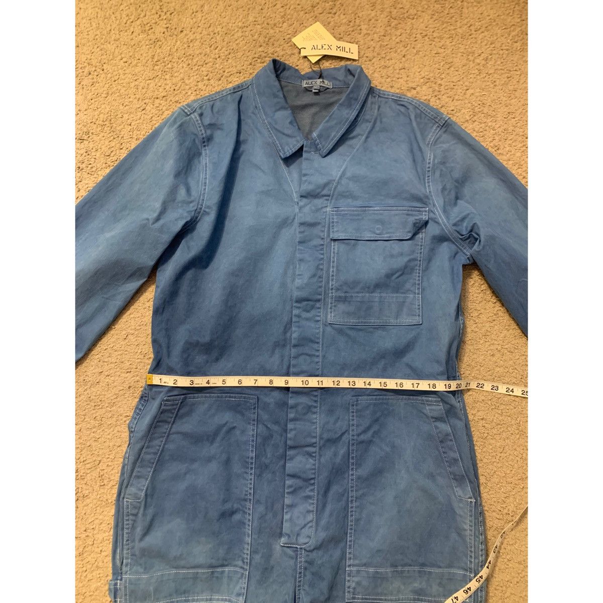 Alex Mill Alex Mill Indigo Dyed Field Jumpsuit Limited Edition Size US 36 / EU 52 - 16 Thumbnail
