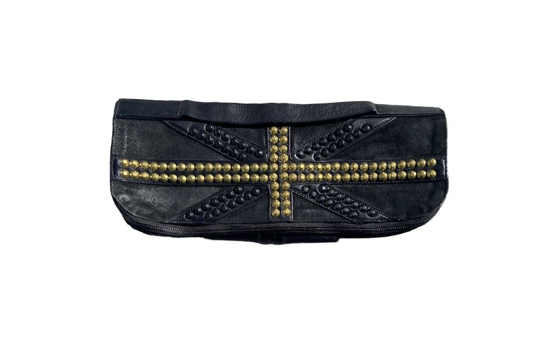 If Six Was Nine Kmrii Union Jack Studded Clutch Bag | Grailed