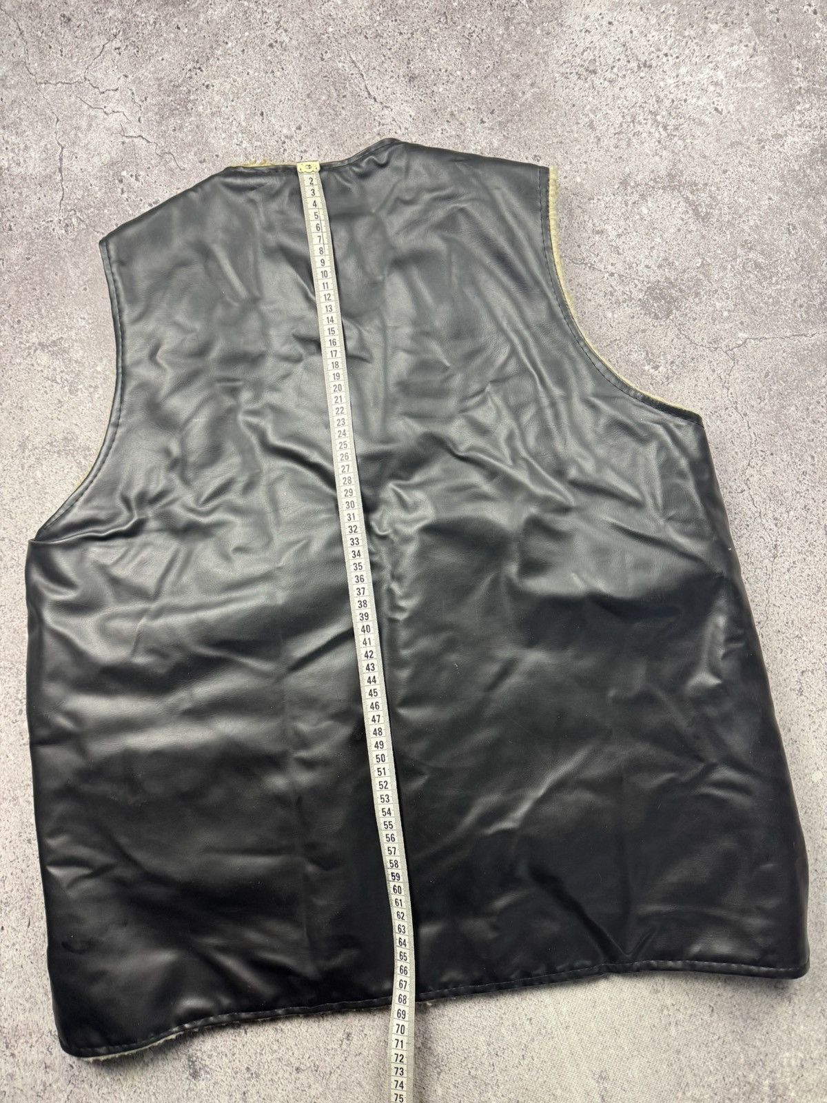 Vintage Leather Vest with shearling interior Size US M / EU 48-50 / 2 - 8 Thumbnail