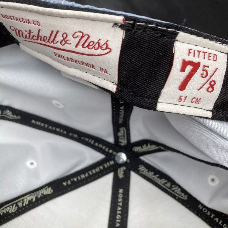 Mitchell & Ness × NHL Anaheim Ducks Two Tone Fitted Hat 7 5/8 Gray/Orange Size 36 - 7 Thumbnail