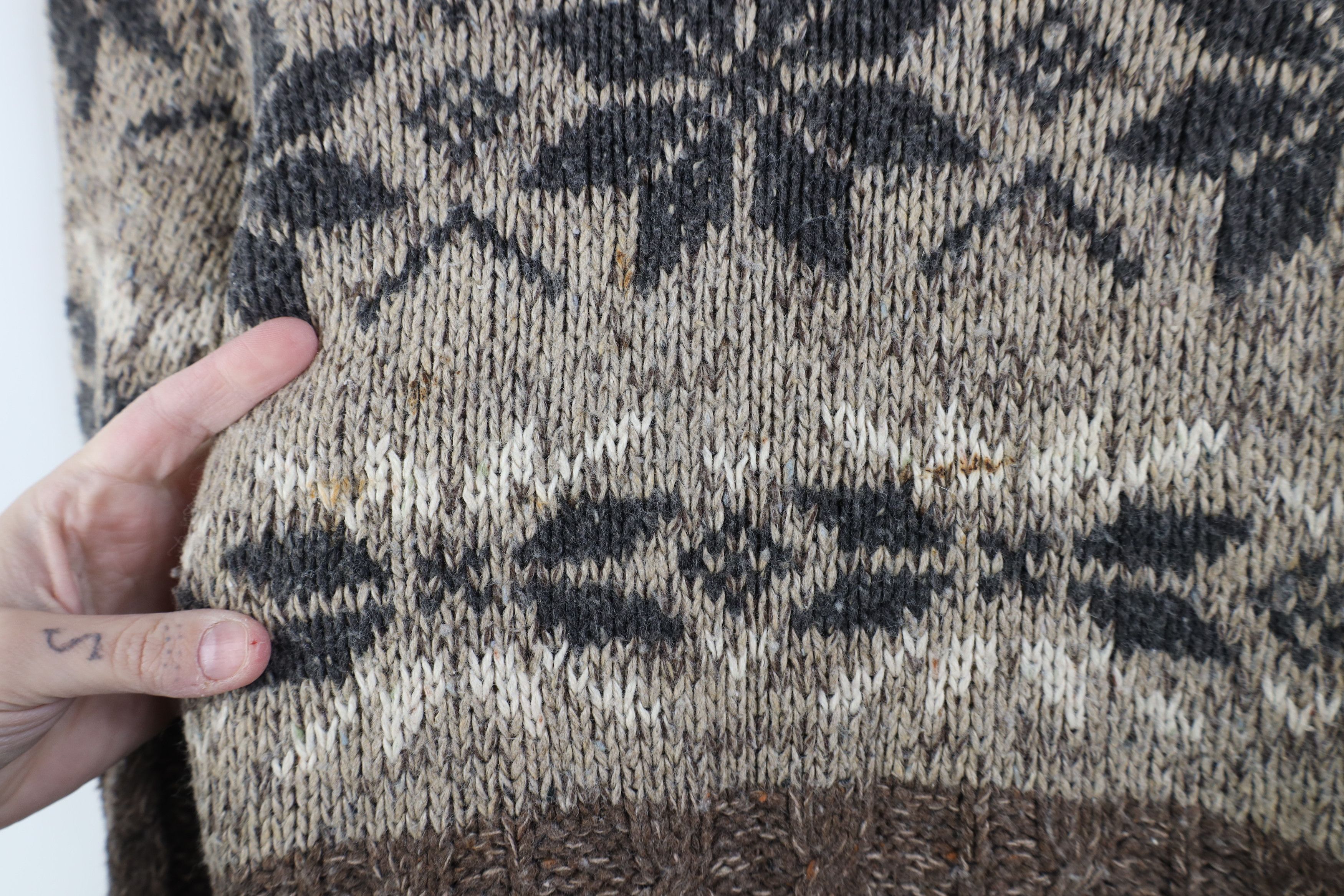 Vintage Vintage 90s Streetwear Fisherman Cable Knit Sweater Size US XL / EU 56 / 4 - 4 Thumbnail