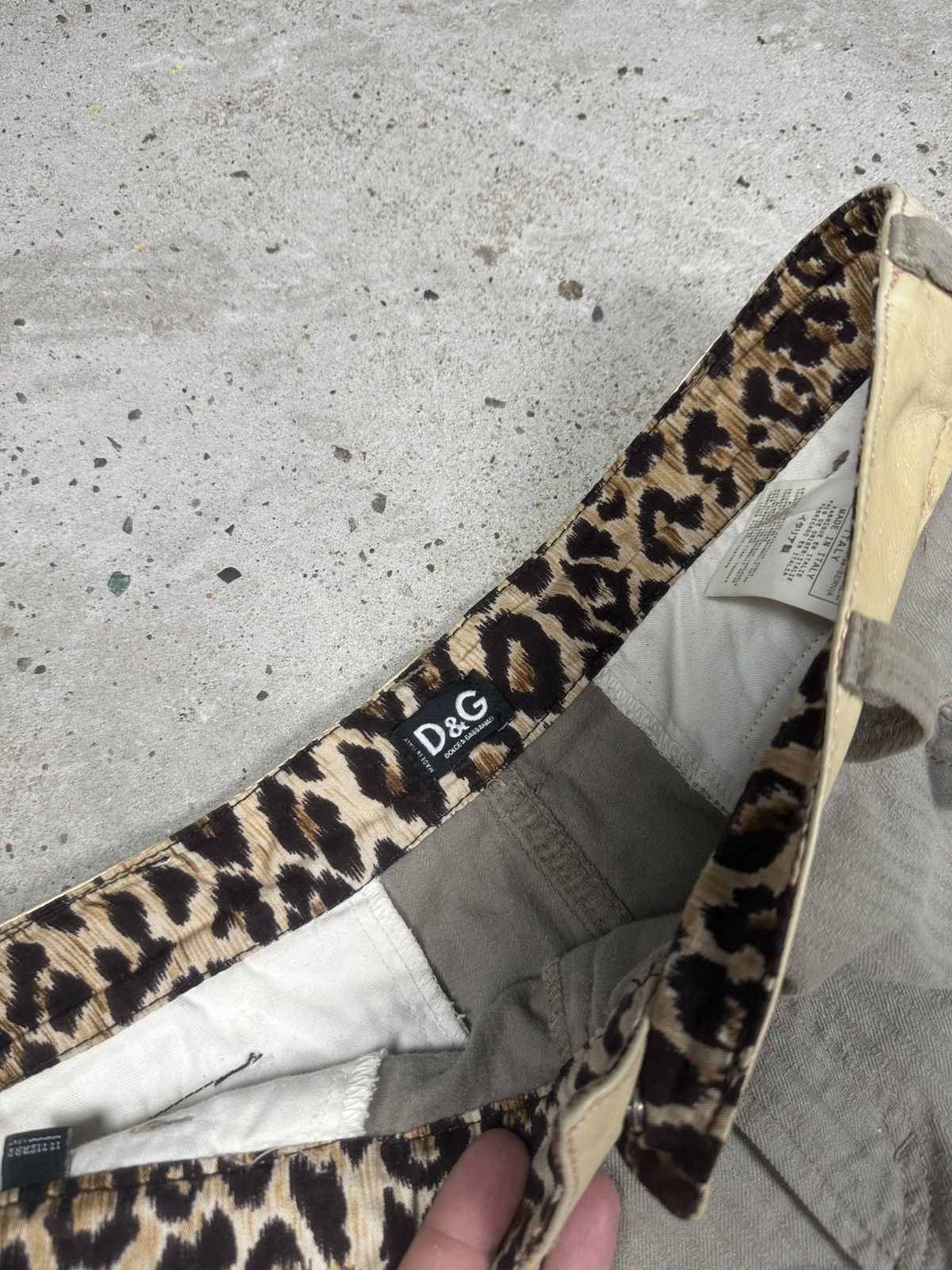 Dolce & Gabbana 2003 Dolce & Gabbana Baggy Loose Cargo Pants Studs Patched Size US 34 / EU 50 - 12 Thumbnail
