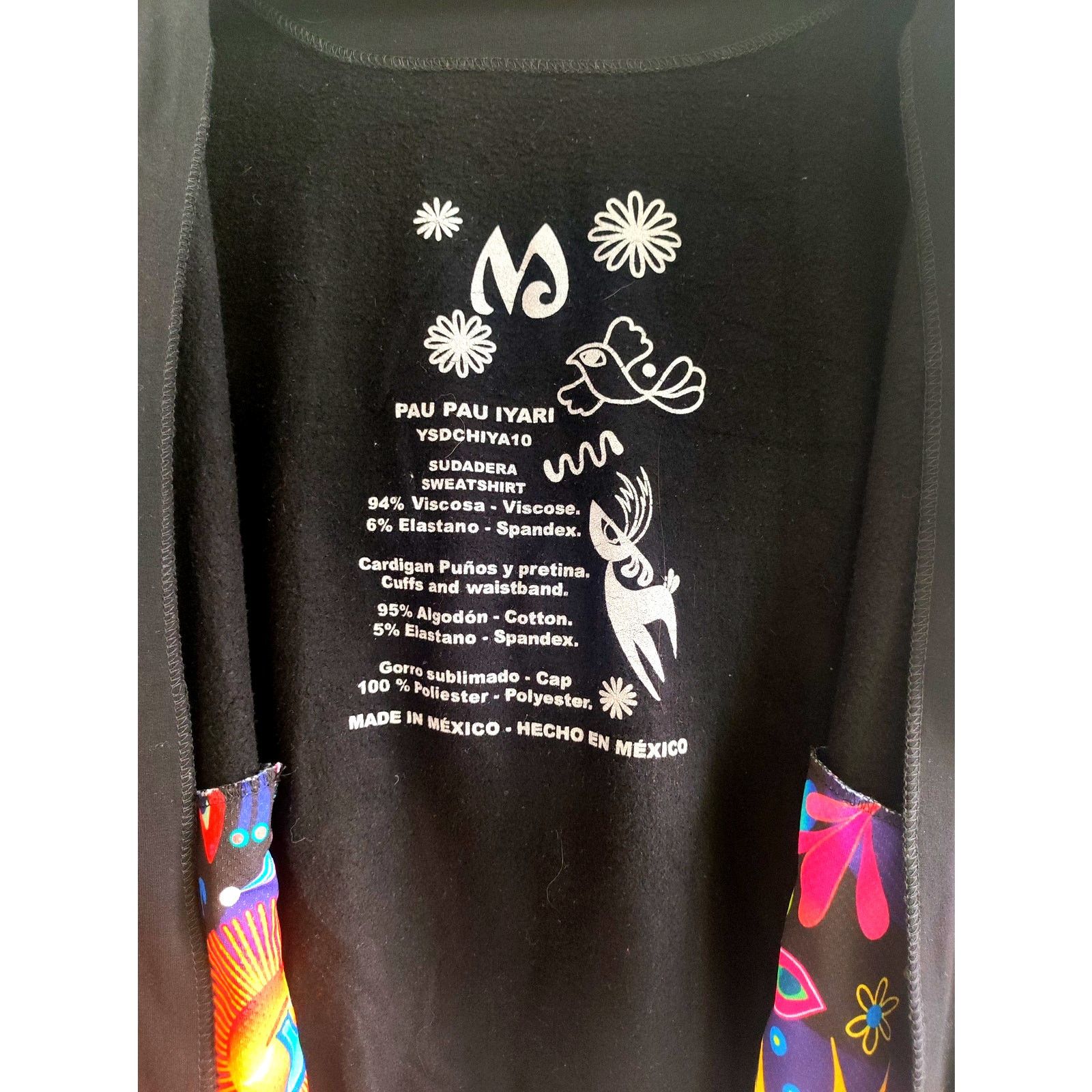 Designer Ay Güey Pau Pau Iyari Designer Hoodie Size M Hecho en México Size M / US 6-8 / IT 42-44 - 3 Thumbnail