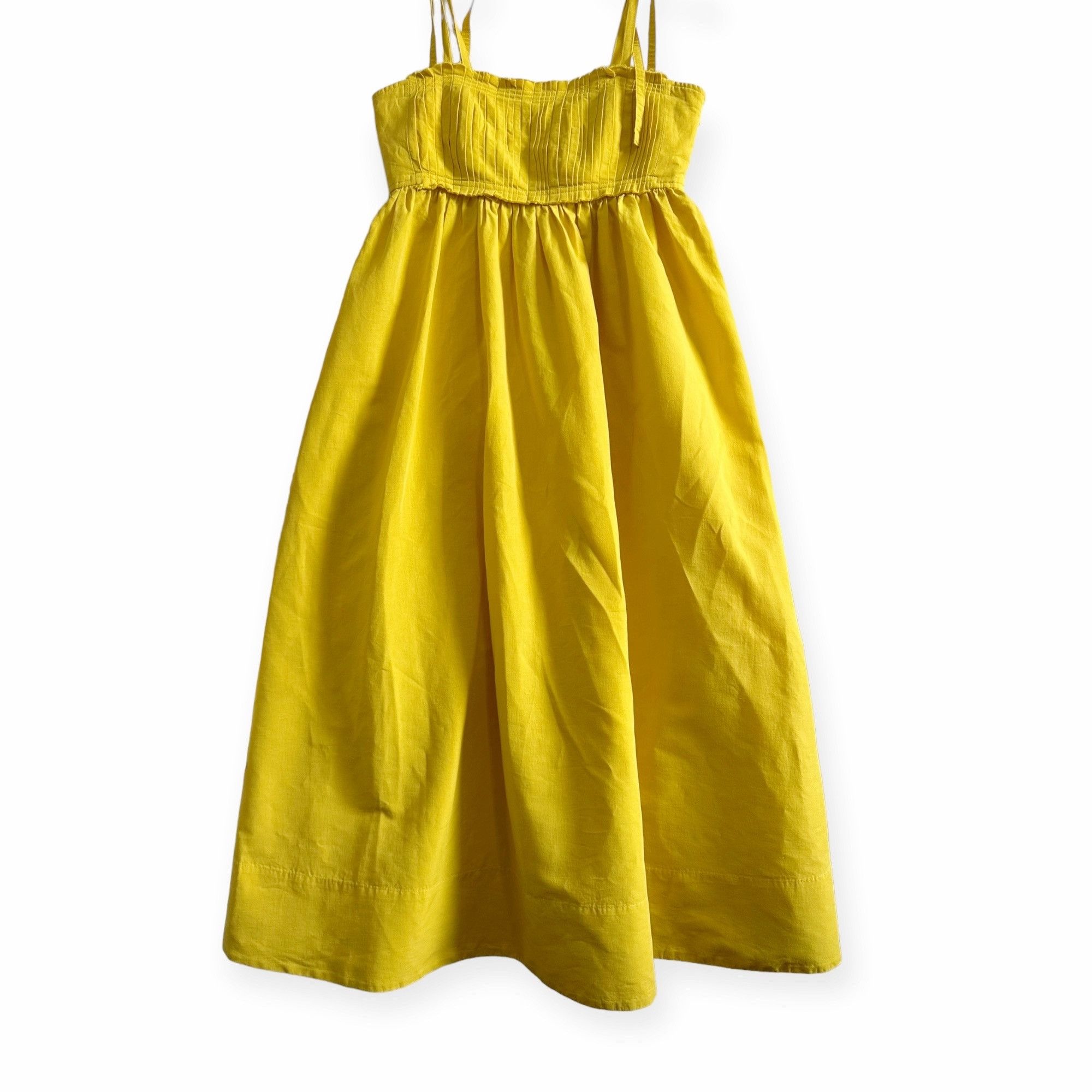 Ulla Johnson Ulla Johnson Laetitia Tie Strap Cotton & Linen Blend Midi Dr Size XS / US 0-2 / IT 36-38 - 5 Thumbnail