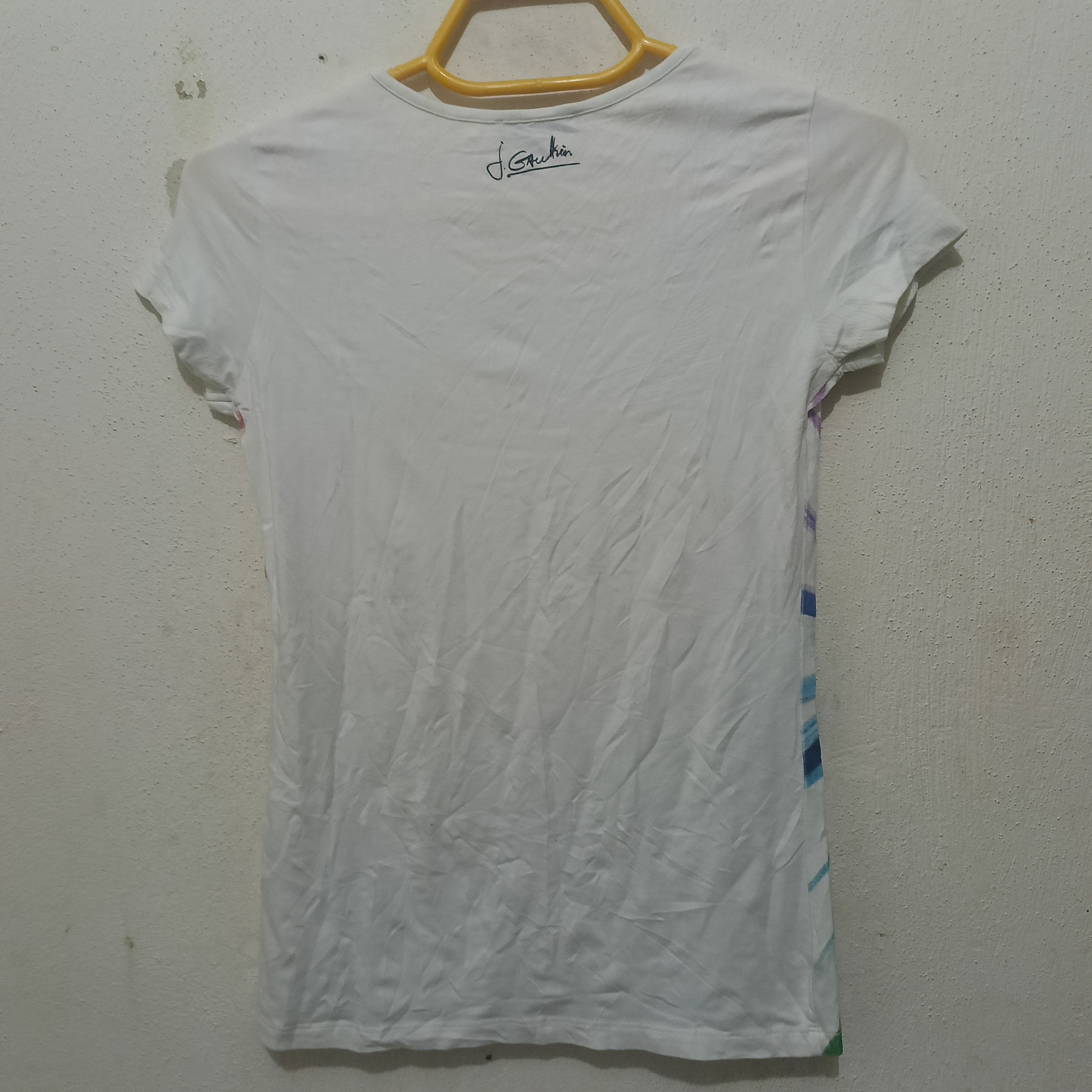 Jean Paul Gaultier Junior Gaultier Tie dye rainbow design stretch t shirt Size XS / US 0-2 / IT 36-38 - 9 Thumbnail