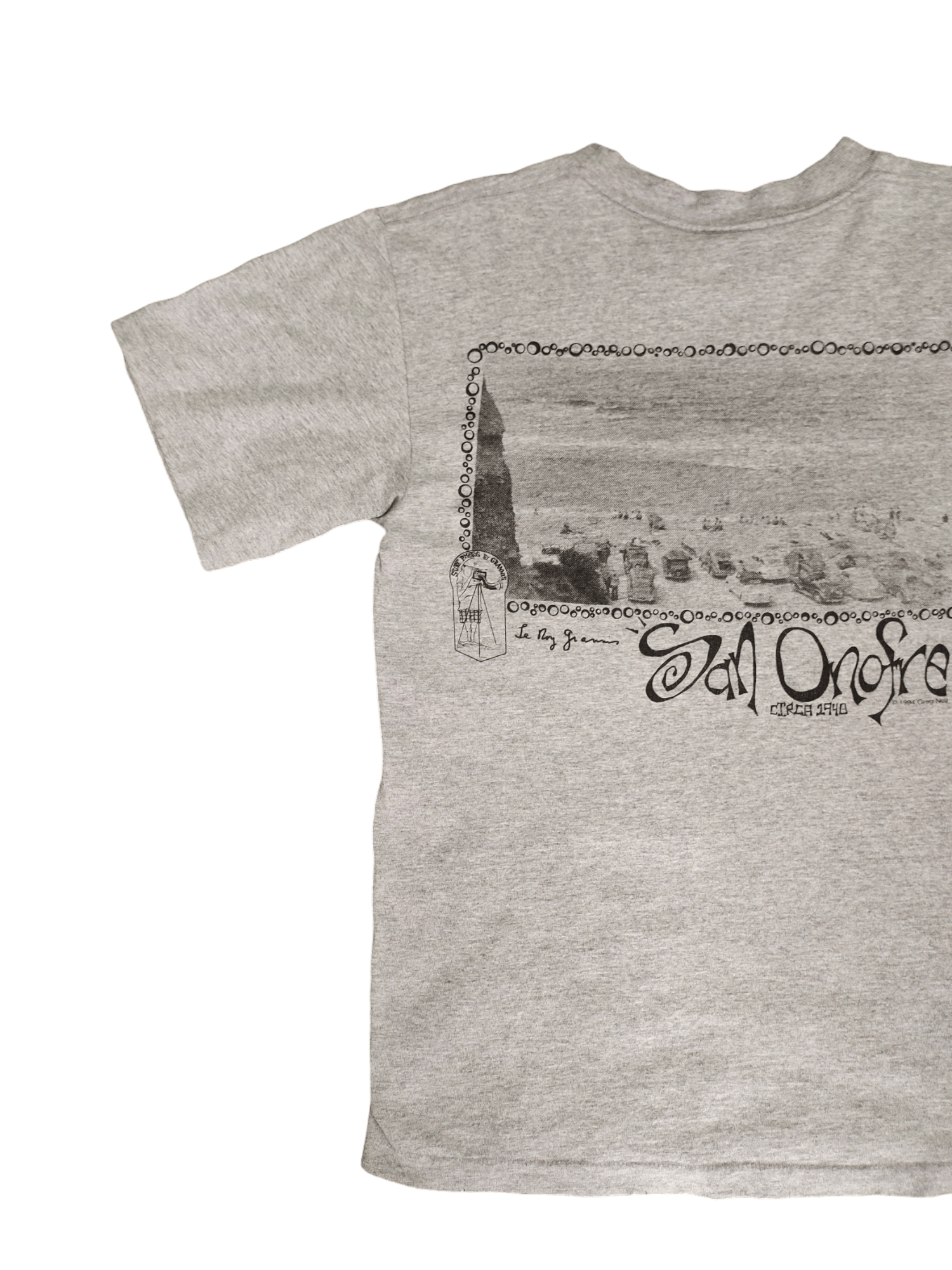 Sun Surf Vintage 90's Greg Noil 'San Onofre' Surfing Photo Print Tee Size US M / EU 48-50 / 2 - 6 Thumbnail