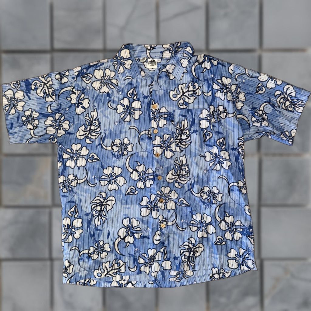 Vintage VINTAGE Pennington Ltd. Hawaiian Shirt Blue XL 25x29 Pennington Ltd. Hawaiian Shirt Blue XL 25x29 Size US XL / EU 56 / 4 - 1 Thumbnail