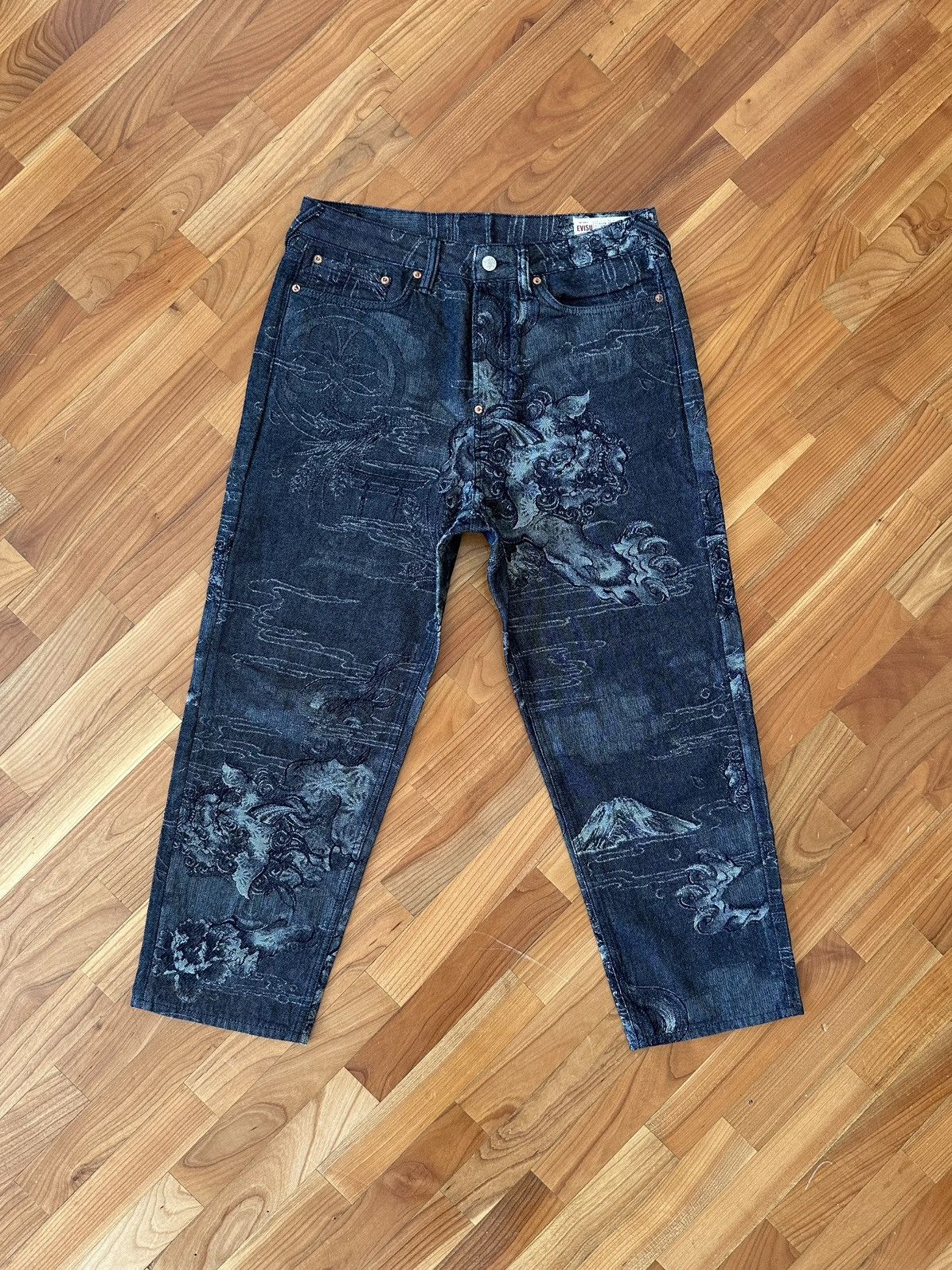 Evisu Evisu custom made Komainu jeans Size US 30 / EU 46 - 1 Thumbnail