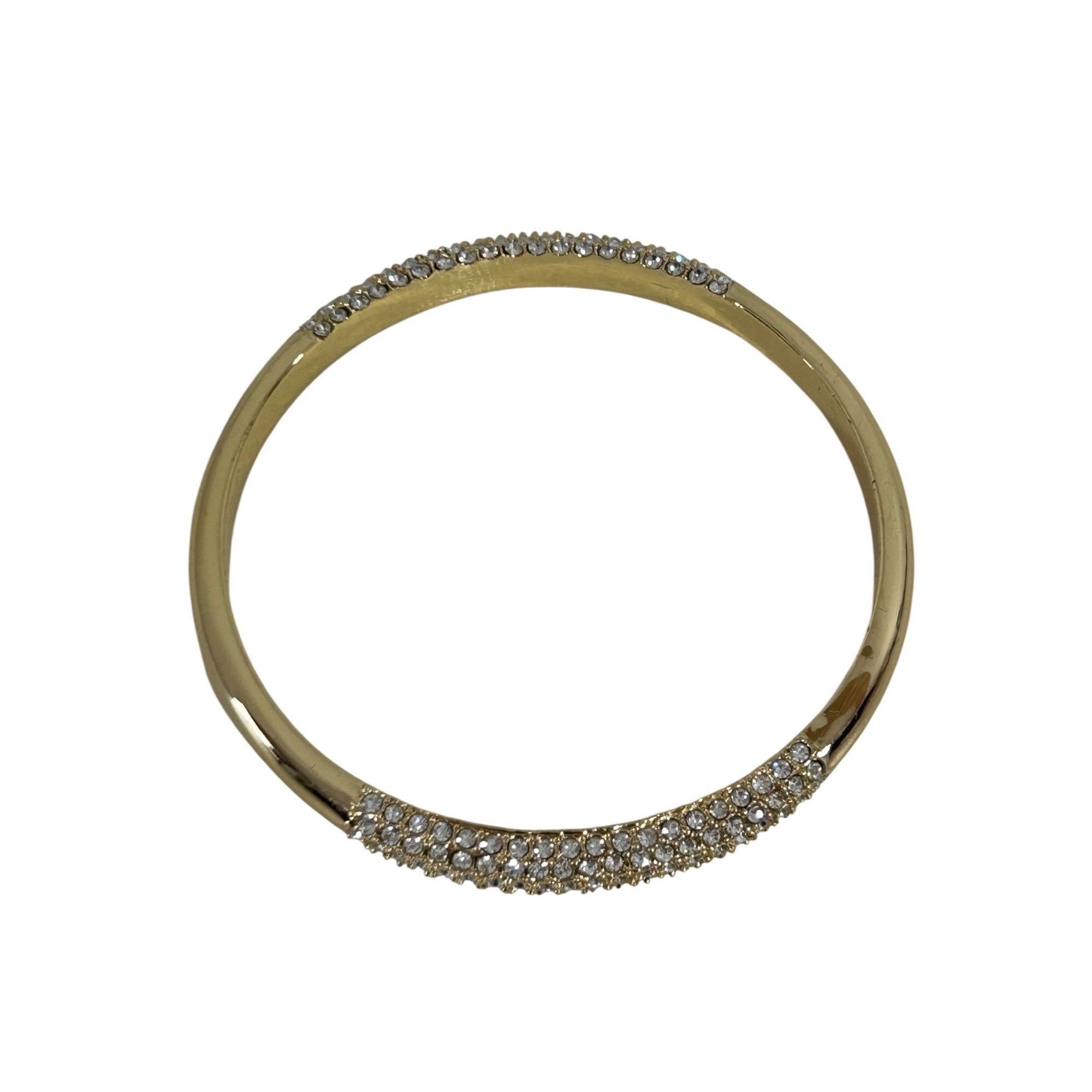 Other Women’s Fashion Bracelet Shiny Yellow Gold Tone Pave Faux Di Size ONE SIZE - 19 Thumbnail
