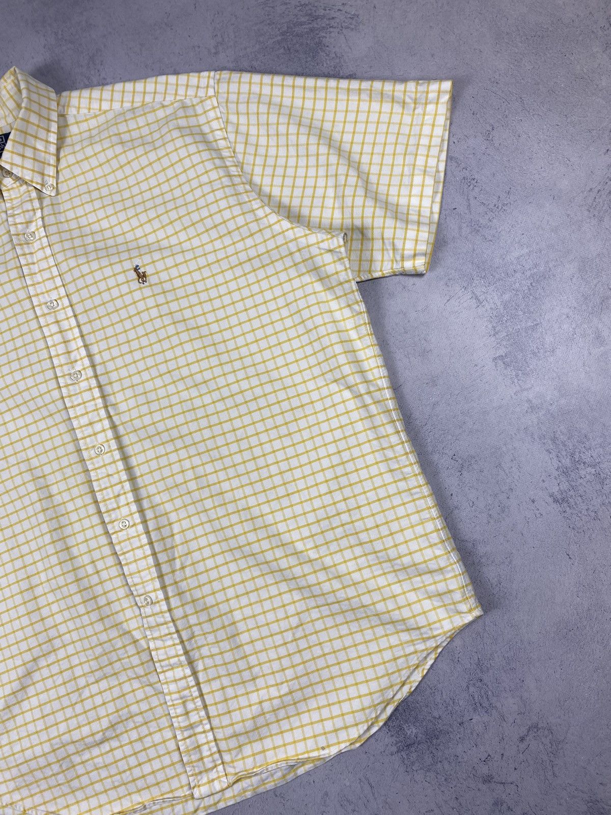 Polo Ralph Lauren Polo Ralph Lauren Checkered Button Up Short Sleeve Shirt Size US L / EU 52-54 / 3 - 3 Thumbnail