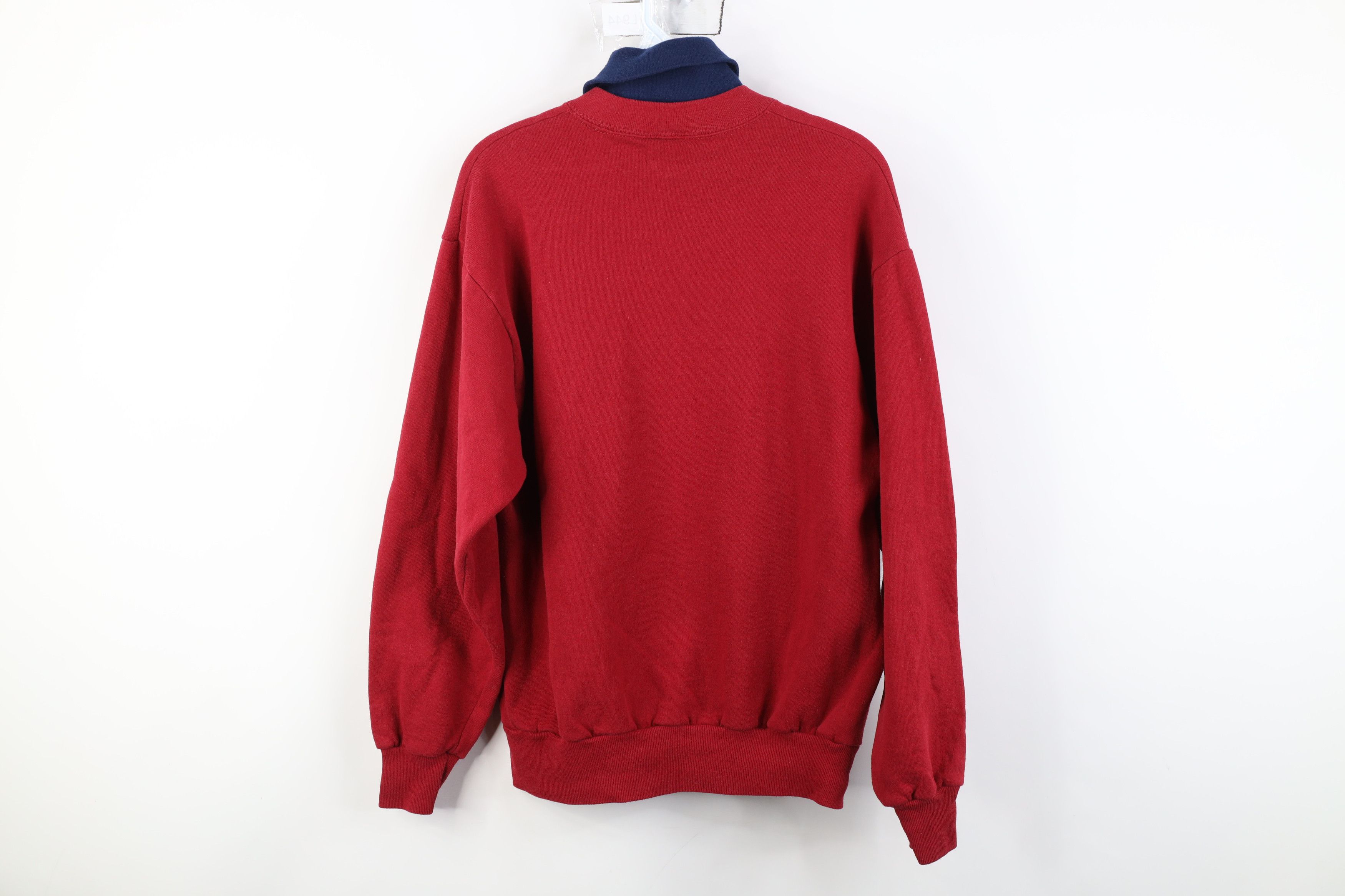 Vintage Vintage 90s Streetwear Heart Bear Turtleneck Sweatshirt USA Size M / US 6-8 / IT 42-44 - 13 Thumbnail