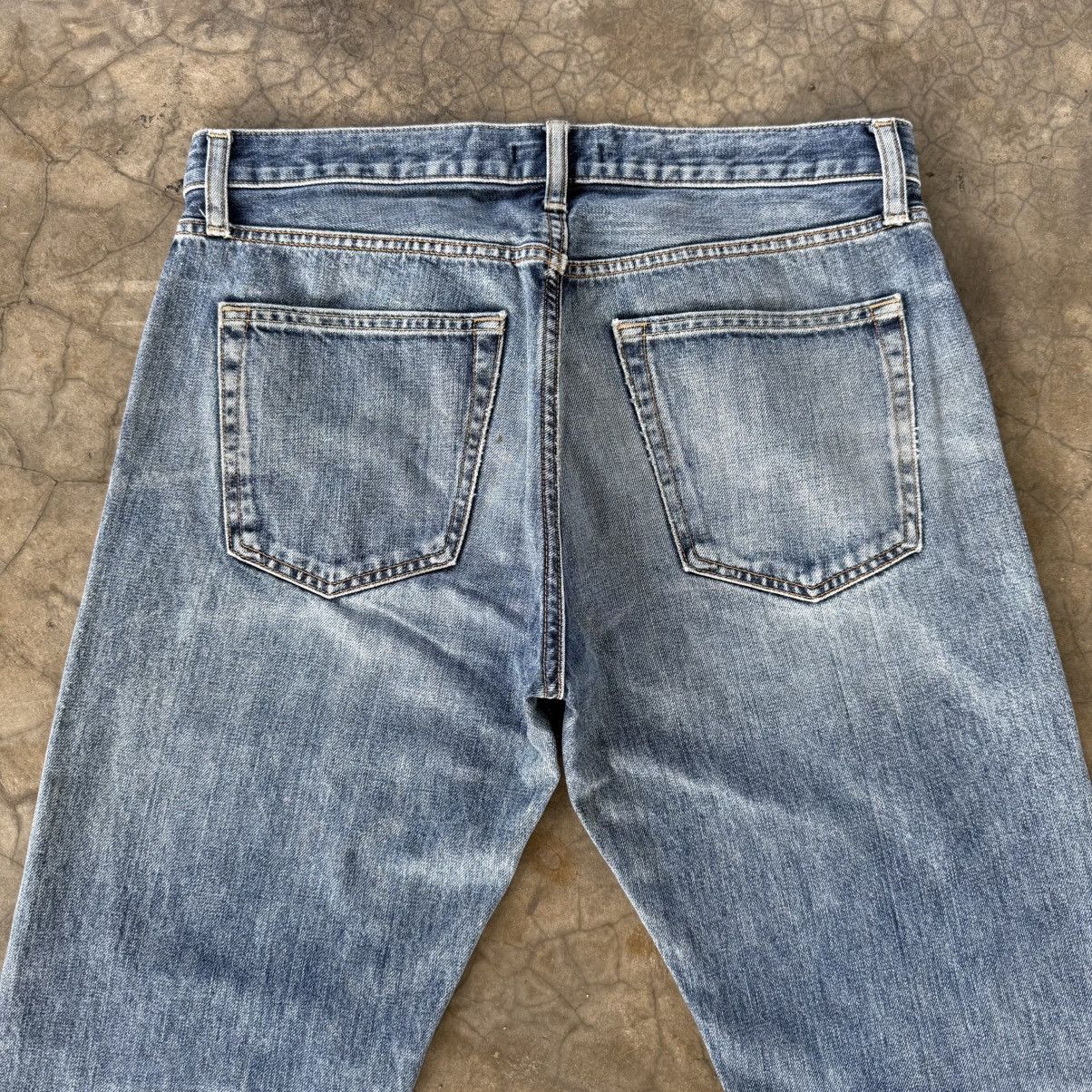 Japanese Brand W33x30 Vintage Japanese Selvedge Denim Faded Ripped Jean Size US 33 - 11 Thumbnail
