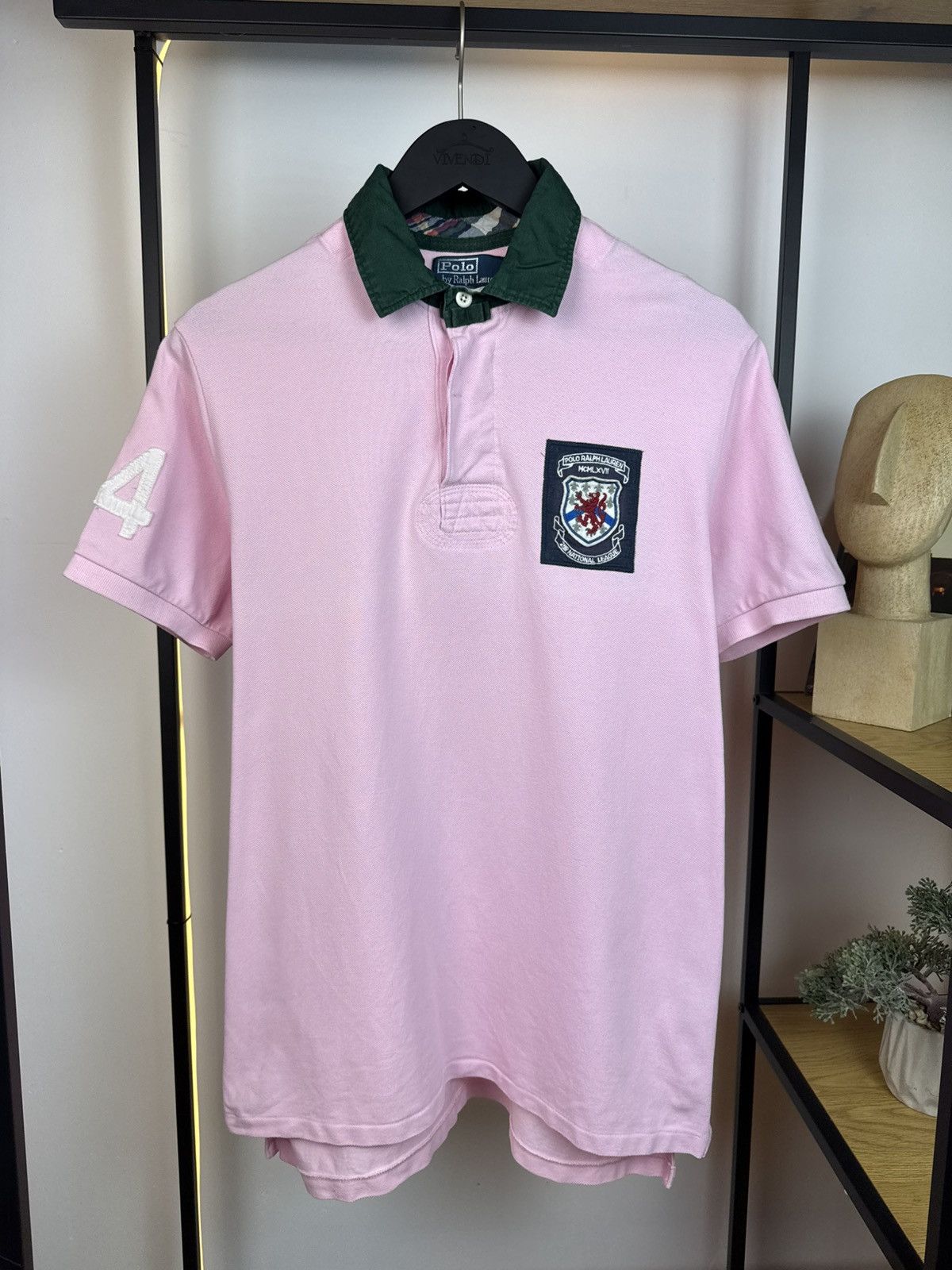 Polo Ralph Lauren × Ralph Lauren × Vintage Polo Ralph Lauren Polo-Shirt Stripe Pink Men’s L Tee Size US L / EU 52-54 / 3 - 1 Thumbnail