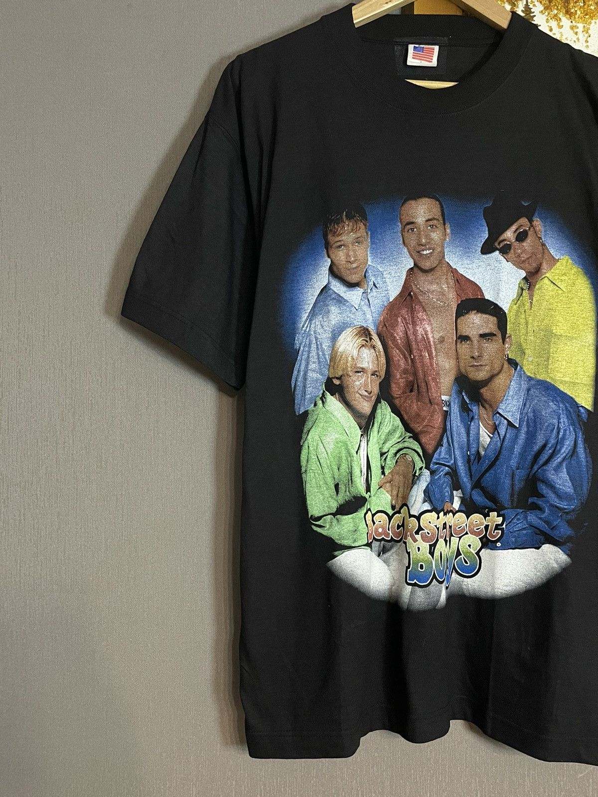 Rap Tees × Vintage Rare Vintage 90s Backstreet Boys Double Sided AOP T-shirt Size US L / EU 52-54 / 3 - 4 Thumbnail