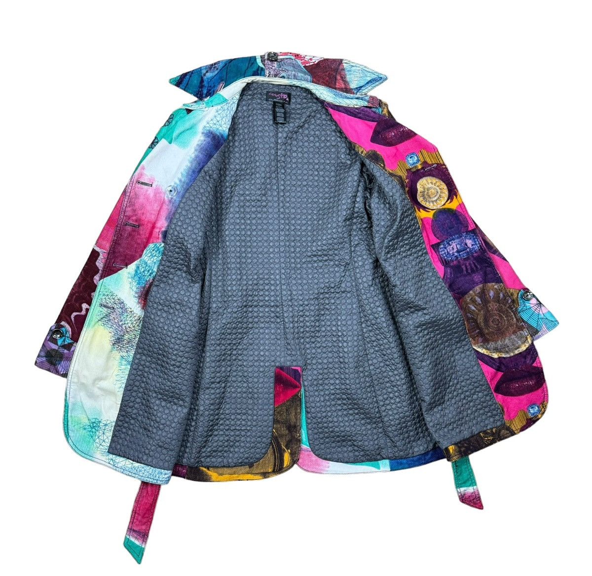 Custo Barcelona Custo Barcelona Corduroy Printed Trench-Coat Warm size 42 Size M / US 6-8 / IT 42-44 - 17 Thumbnail