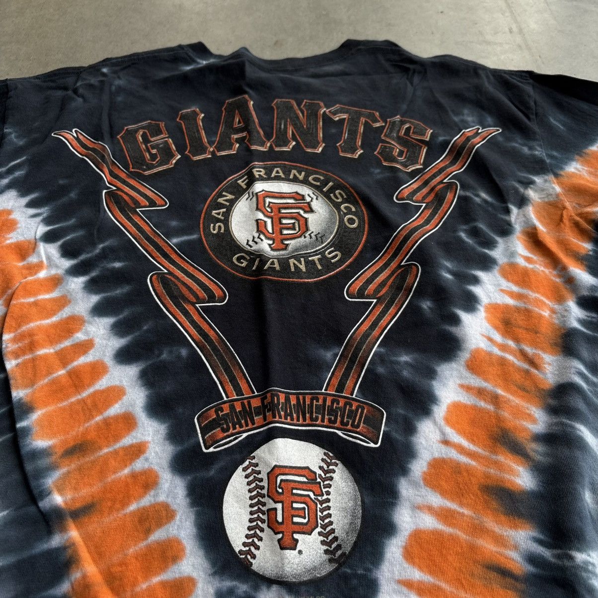 Liquid Blue × MLB × Vintage Vintage San Francisco Giants Large Orange Tie Dye MLB RARE Size US L / EU 52-54 / 3 - 10 Thumbnail