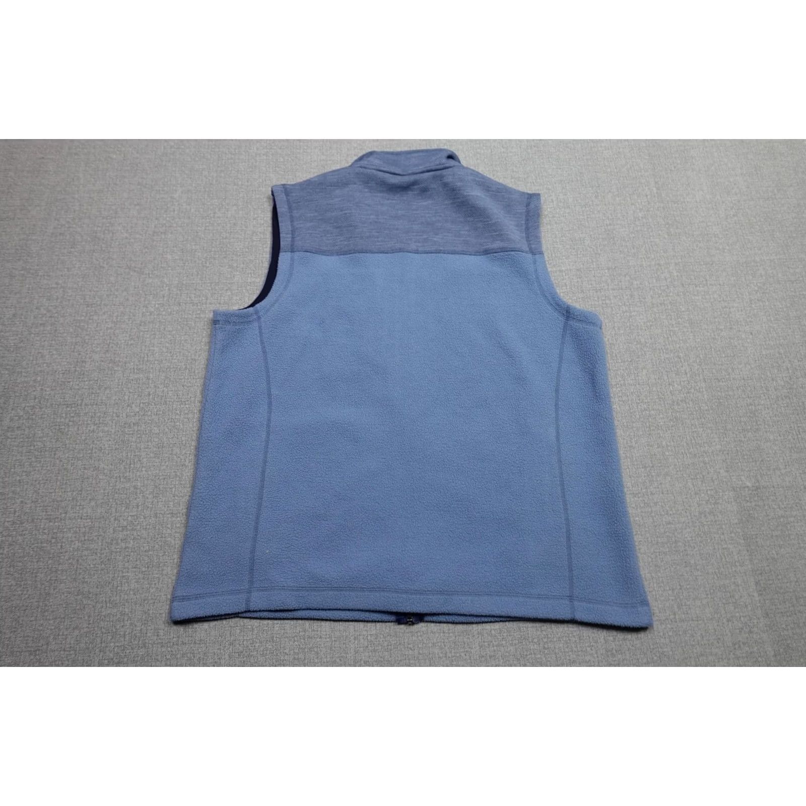 Vintage Turtleson Fleece Vest XL Blue Full Zip Stand Collar Pockets Lightweight Mens Vest Size US XL / EU 56 / 4 - 4 Thumbnail