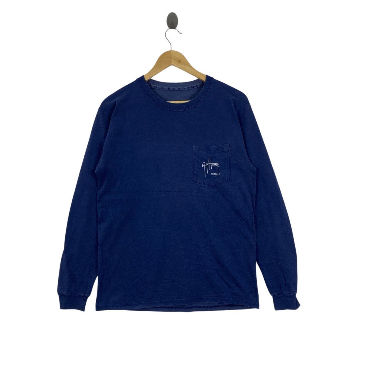 Vintage Vintage Guy Harvey Navy Long Sleeve Fish Graphic Shirt L Size US L / EU 52-54 / 3 - 2 Thumbnail