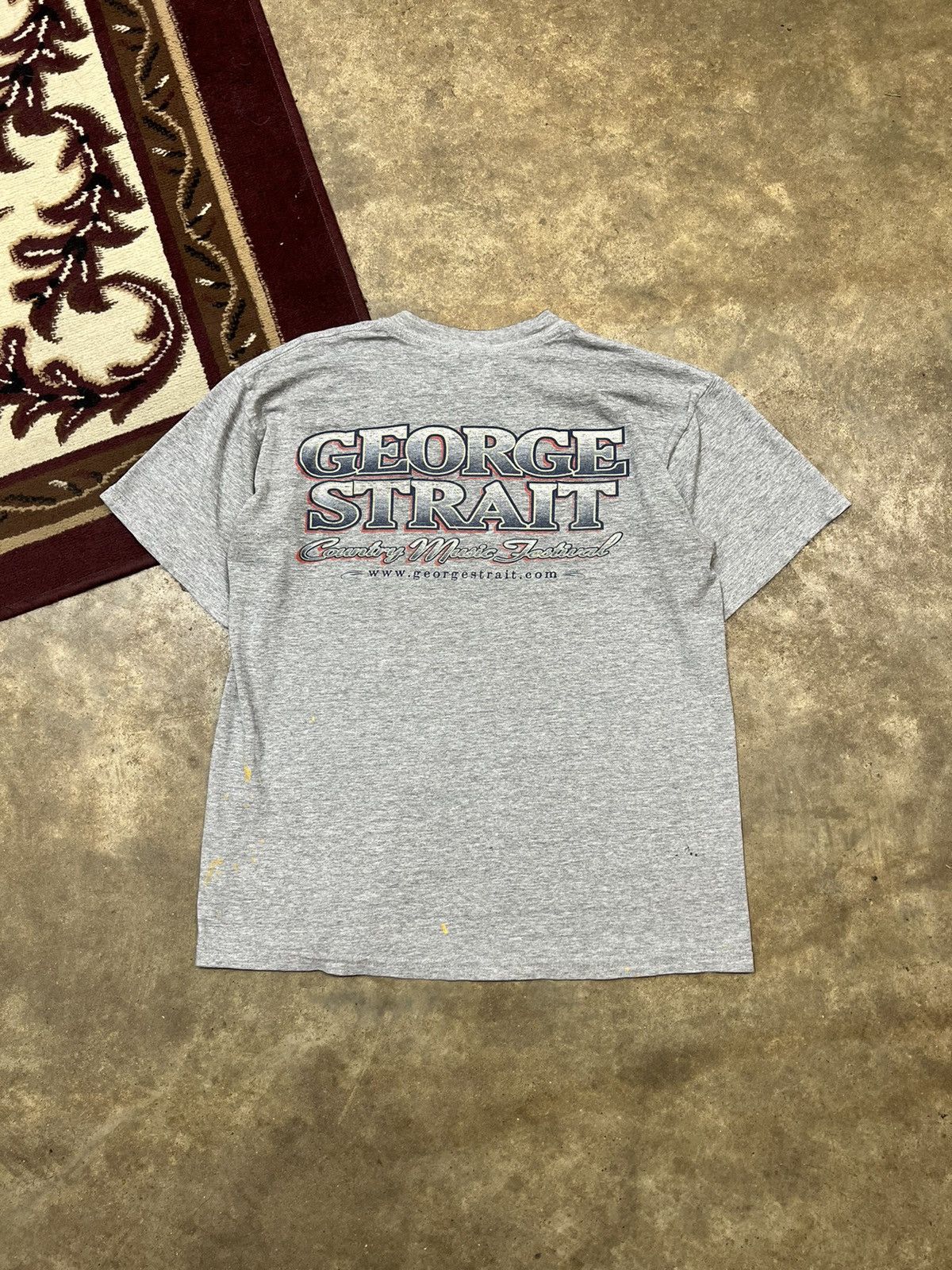 Band Tees × Vintage 90s George Straight Country Music Festival Tee Size US L / EU 52-54 / 3 - 2 Thumbnail