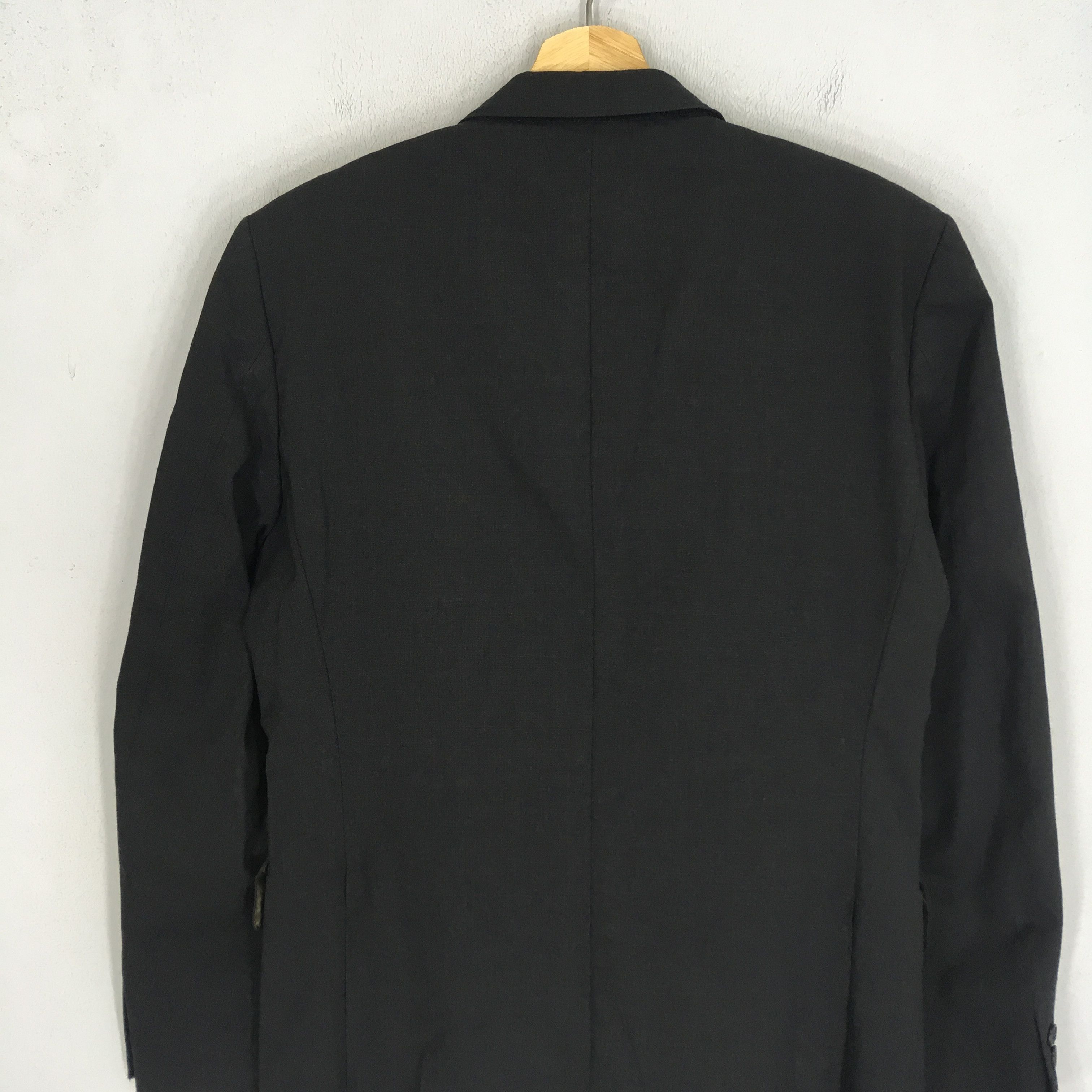 Yohji Yamamoto Vintage AAR Yohji Yamamoto Ys Black Coat Ys For Men Japan Size US S / EU 44-46 / 1 - 7 Thumbnail