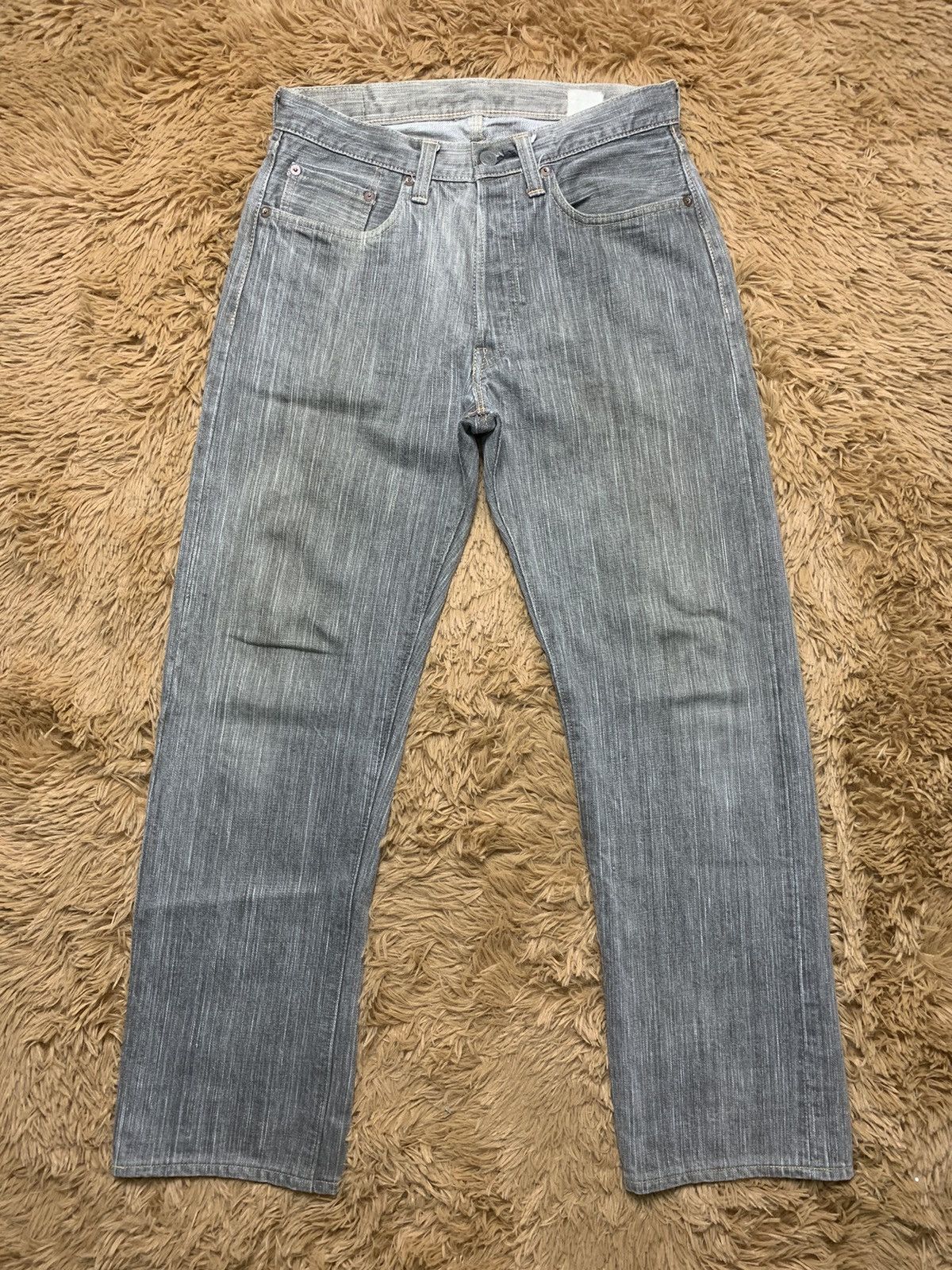 Sugar Cane 1980s Sugarcane SC 403XX Okinawa Light Grey Jeans W29 Size US 29 - 1 Thumbnail