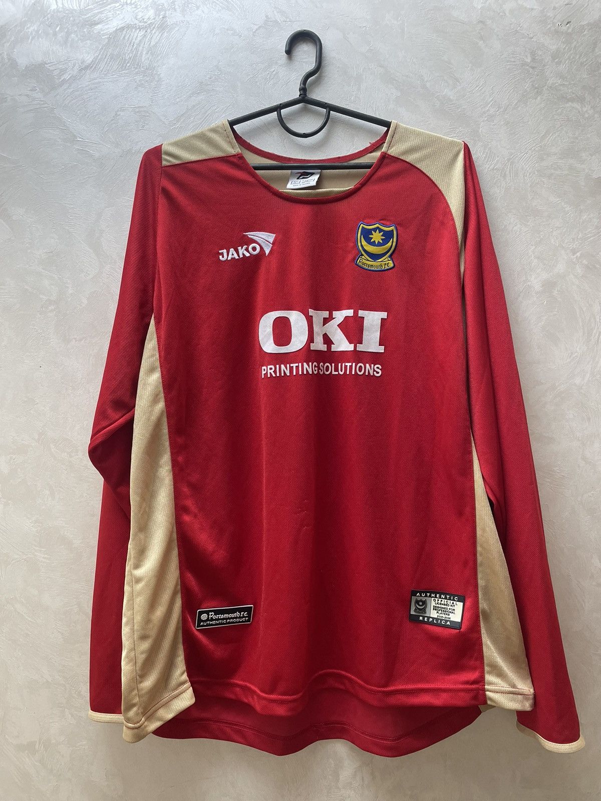 Vintage FC Portsmouth 2005/2006 home Jako football shirt jersey Size US XL / EU 56 / 4 - 1 Thumbnail