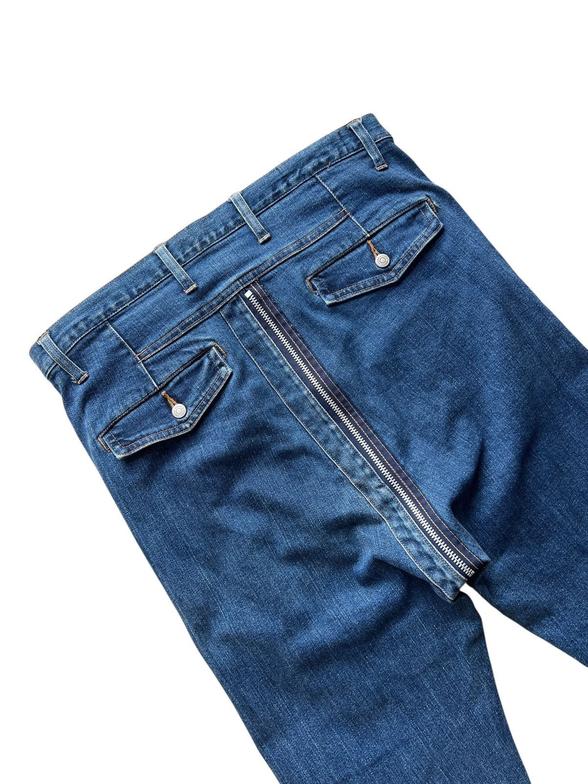 CABANE de ZUCCa 1990s Cabane de Zucca Crotch Zipper Ankle Denim Size US 33 - 6 Thumbnail