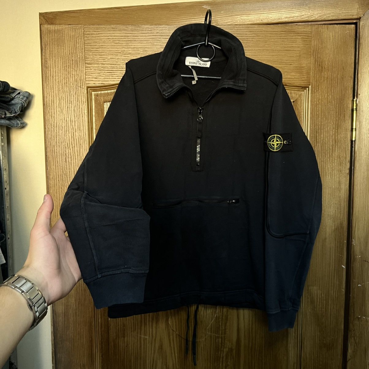 Stone Island Vintage Stone Island Half Zip Sweatshirt Pullover Hoodie Size US S / EU 44-46 / 1 - 2 Thumbnail