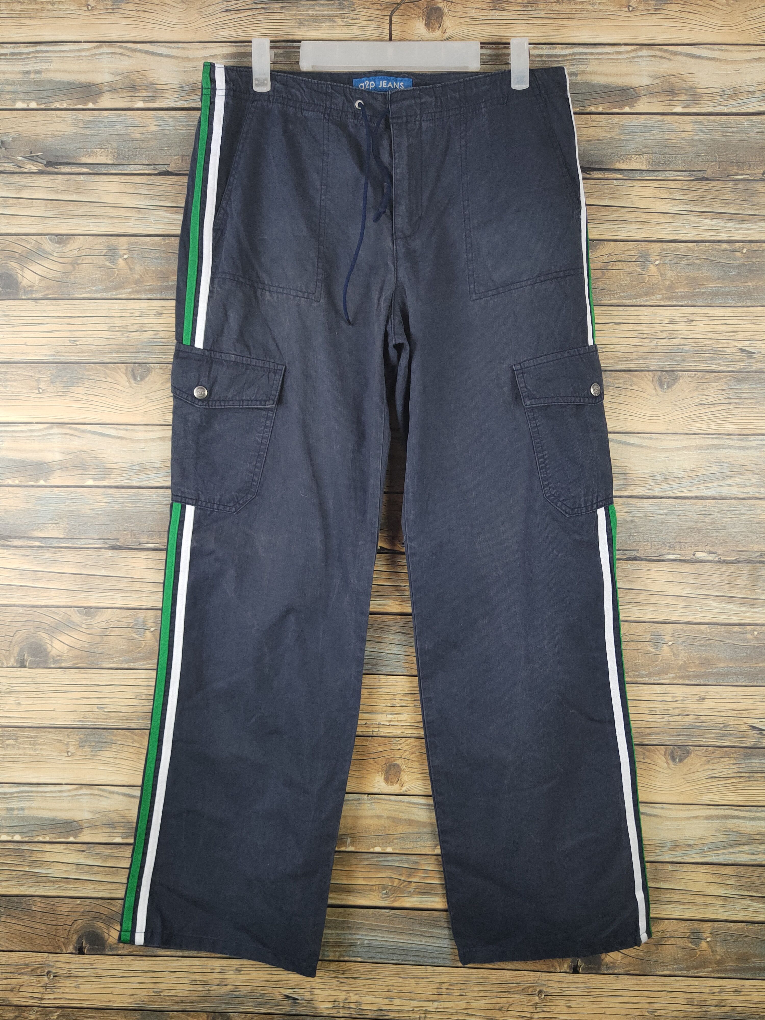 Japanese Brand DL A2p Navy Multipocket Tactical Cargo Pants #1659 Size US 30 / EU 46 - 1 Thumbnail