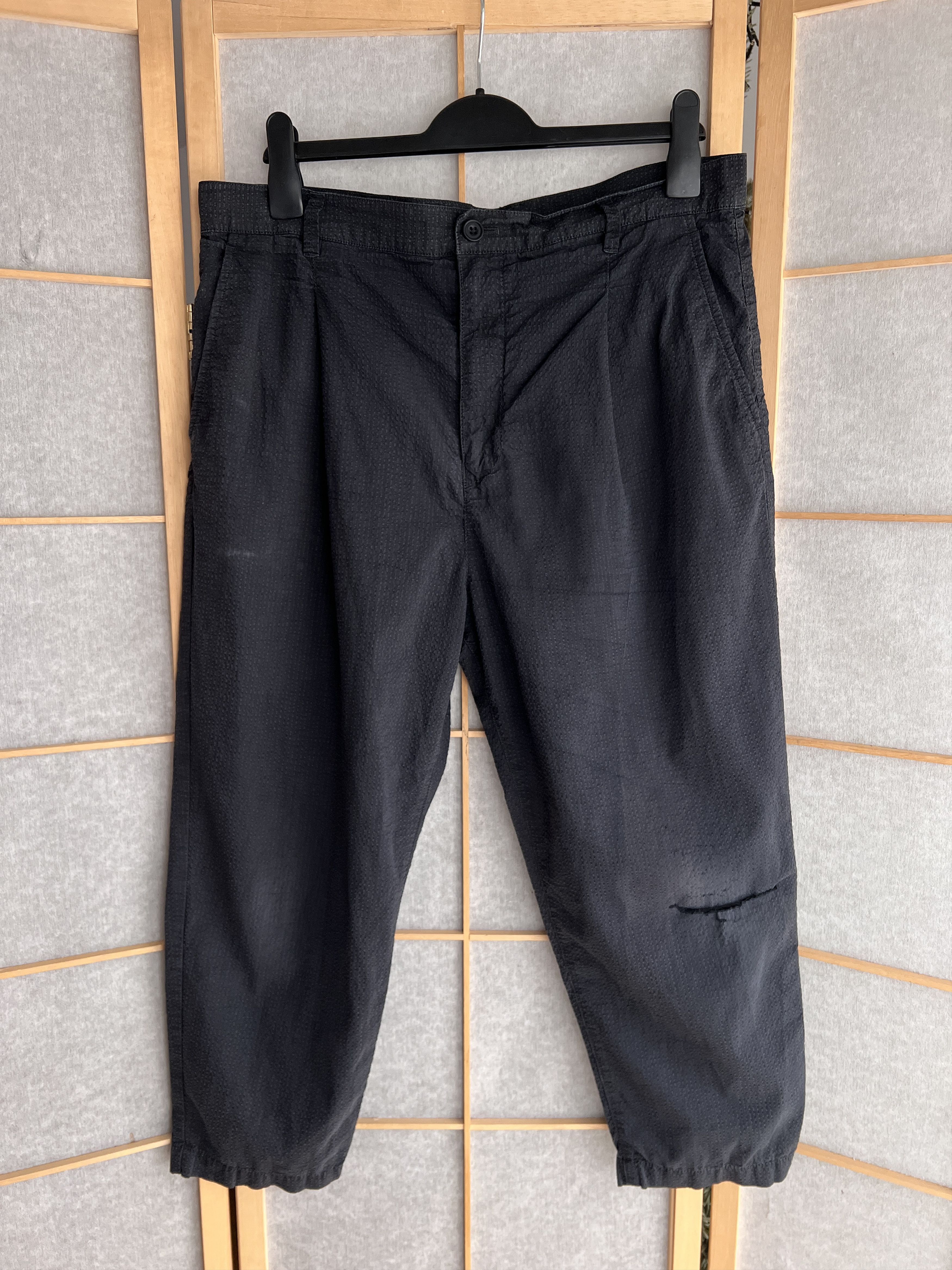 Helmut Lang Rare! Helmut Lang structure cropped pants faded distressed L Size US 34 / EU 50 - 25 Thumbnail