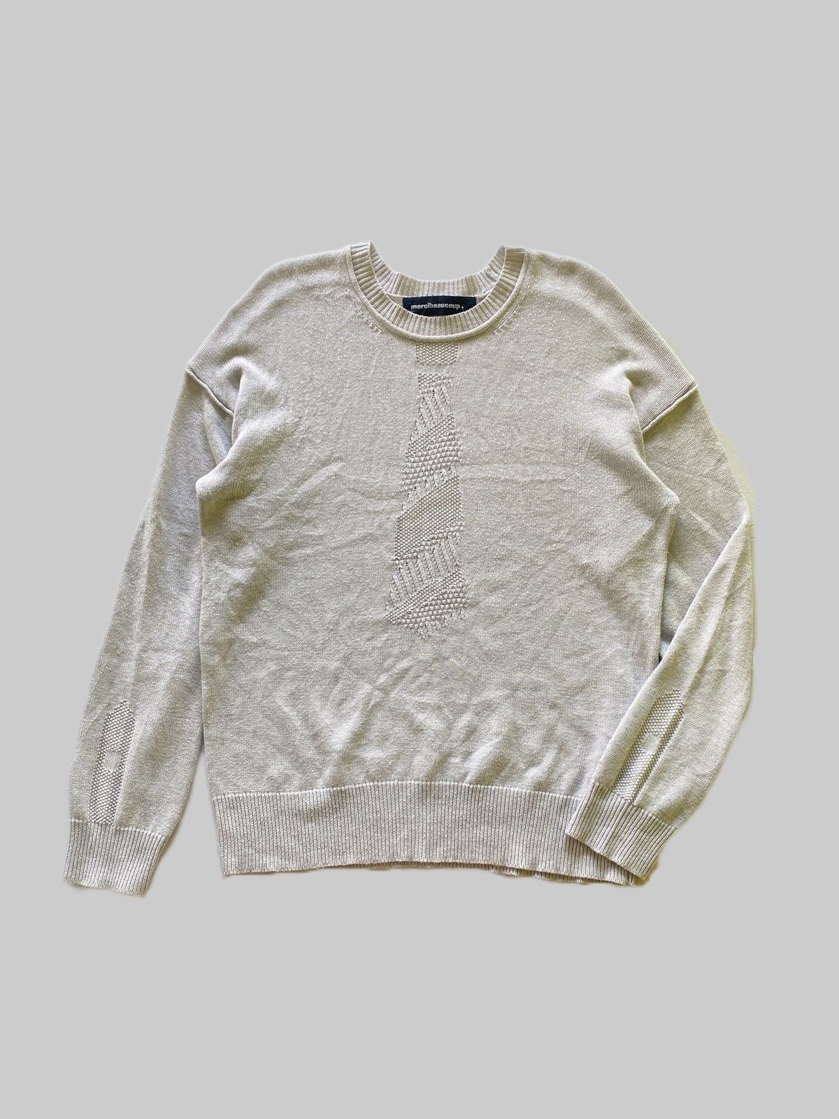 mercibeaucoup FW2006 Mercibeaucoup Embossed Design Knitwear Size US L / EU 52-54 / 3 - 1 Thumbnail