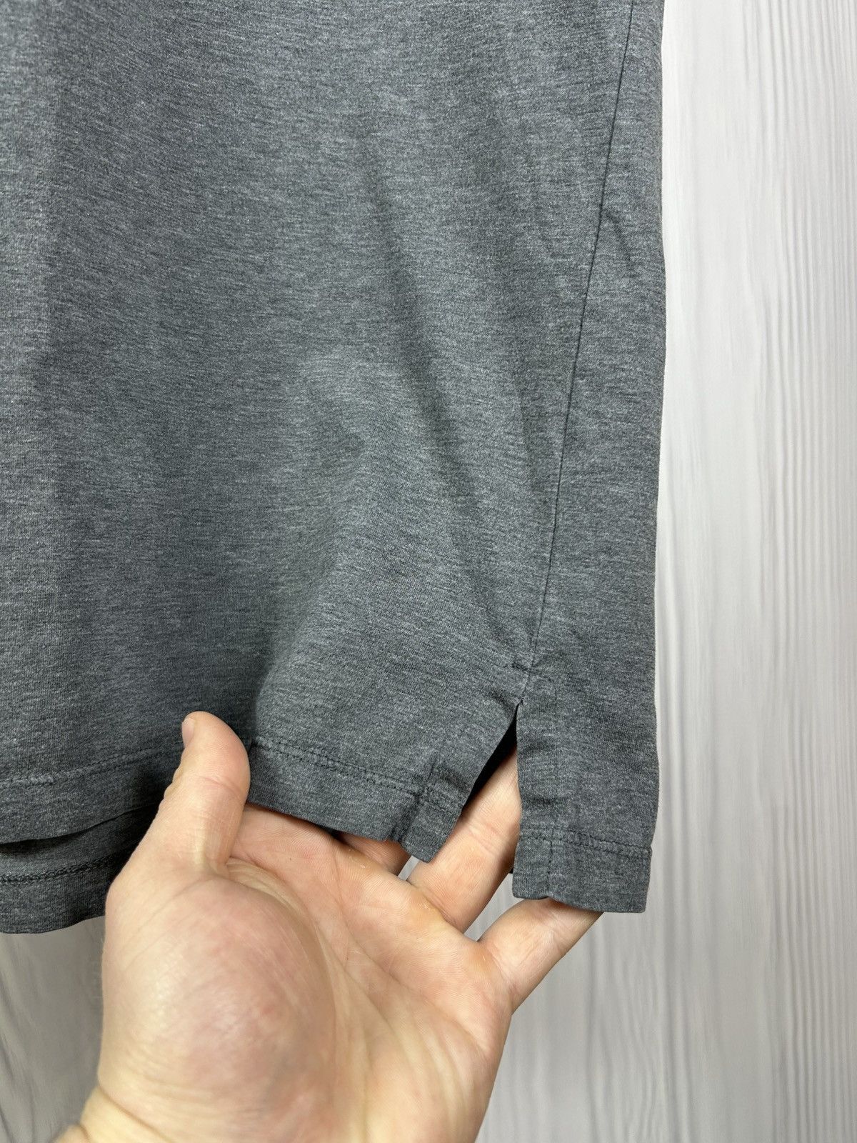 Ermenegildo Zegna Ermenegildo Zegna Logo Lettering Grey Cotton T-shirt Size L Size US L / EU 52-54 / 3 - 6 Thumbnail