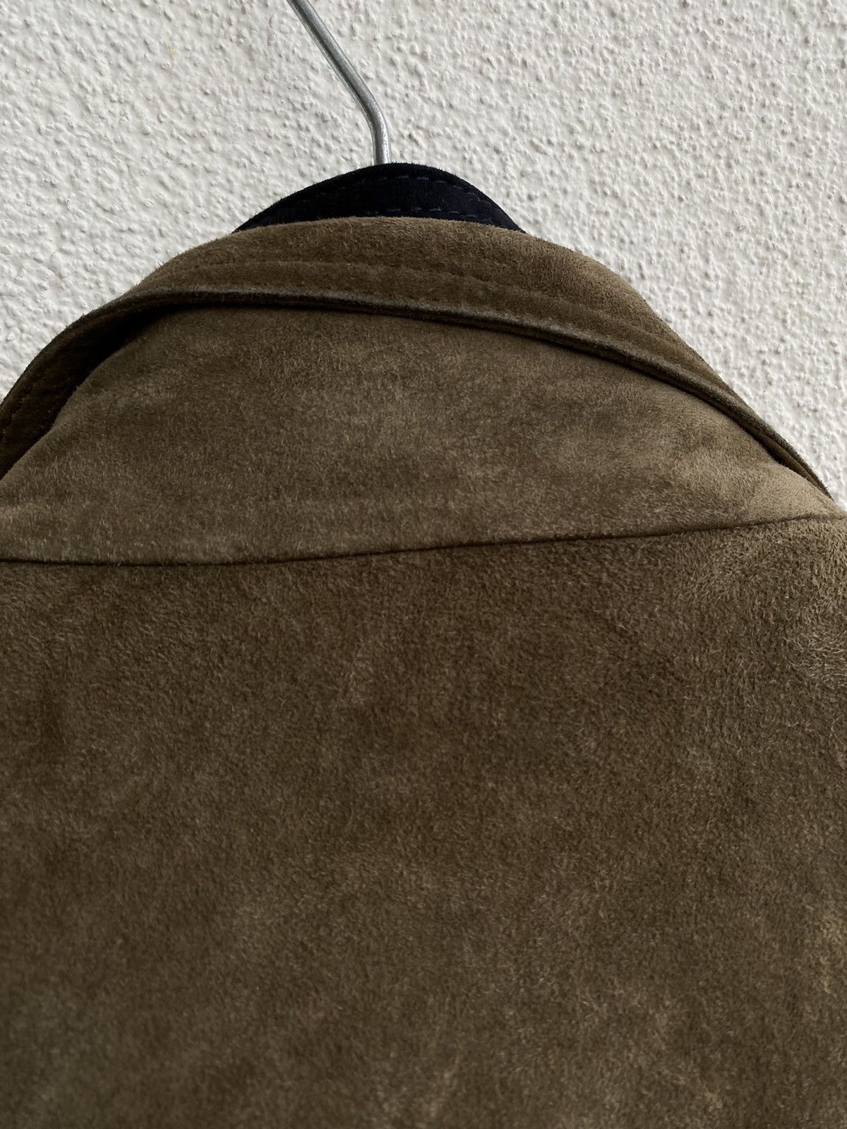 Yves Saint Laurent 90’s Suede YSL Leather Jacket Soft Beige/Brown Size US L / EU 52-54 / 3 - 18 Thumbnail