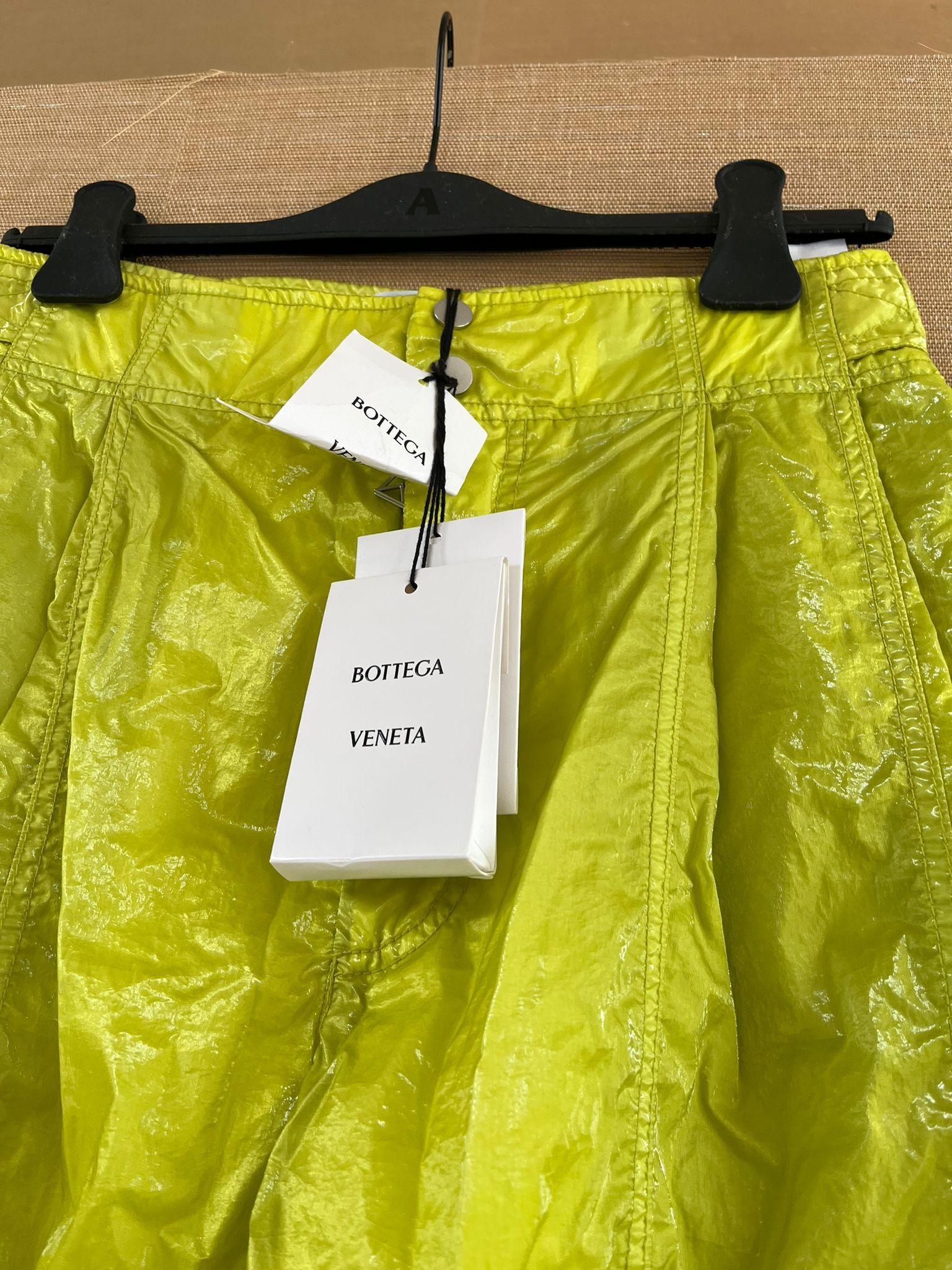 Bottega Veneta Multi Zip Cargo Pants in Acid Yellow Size US 30 / EU 46 - 12 Thumbnail