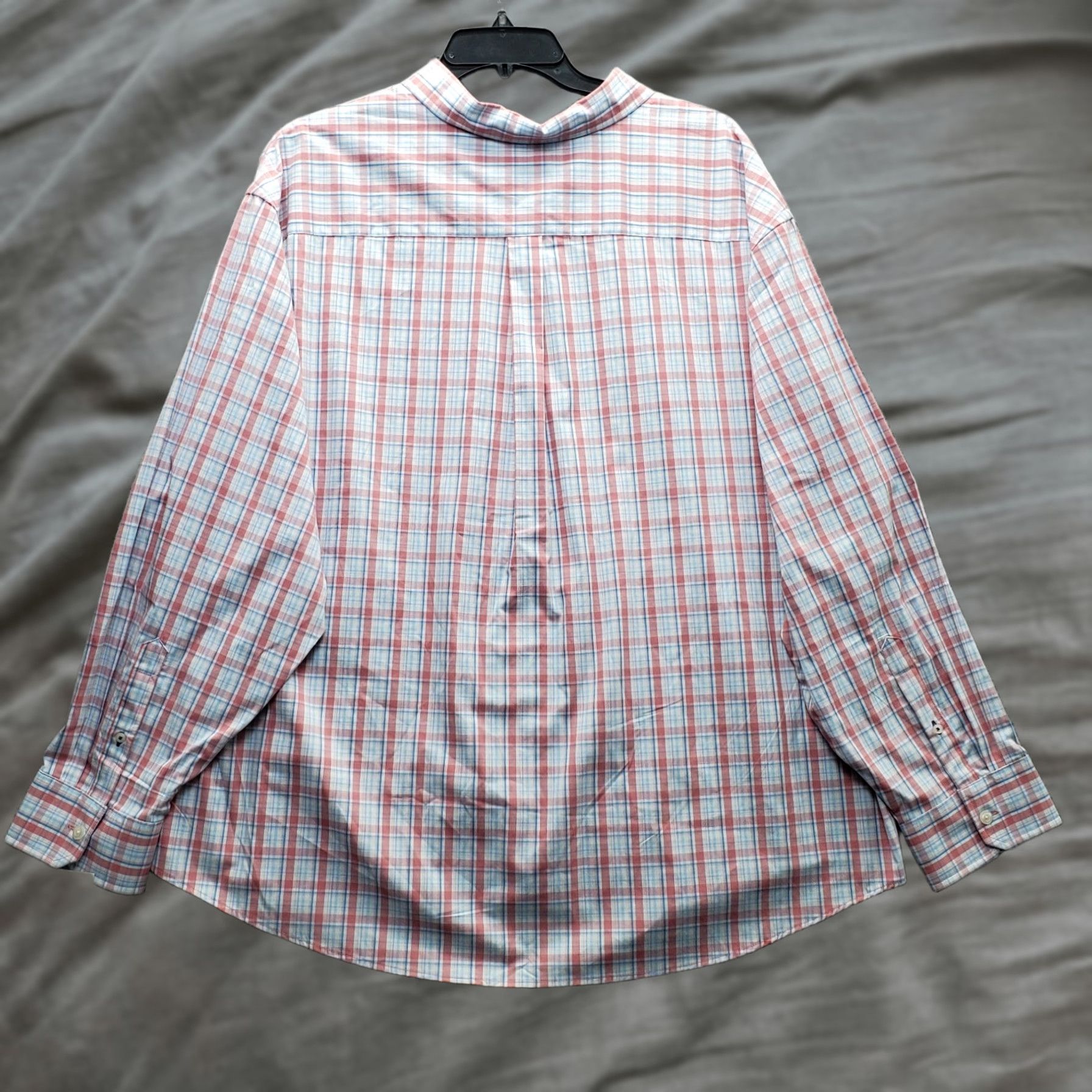 Izod IZOD Mens Shirt 3XB Multi Plaid Performance All-Over Stretch Comfort Button Down Shirt Mens Size US XXL / EU 58 / 5 - 1 Thumbnail