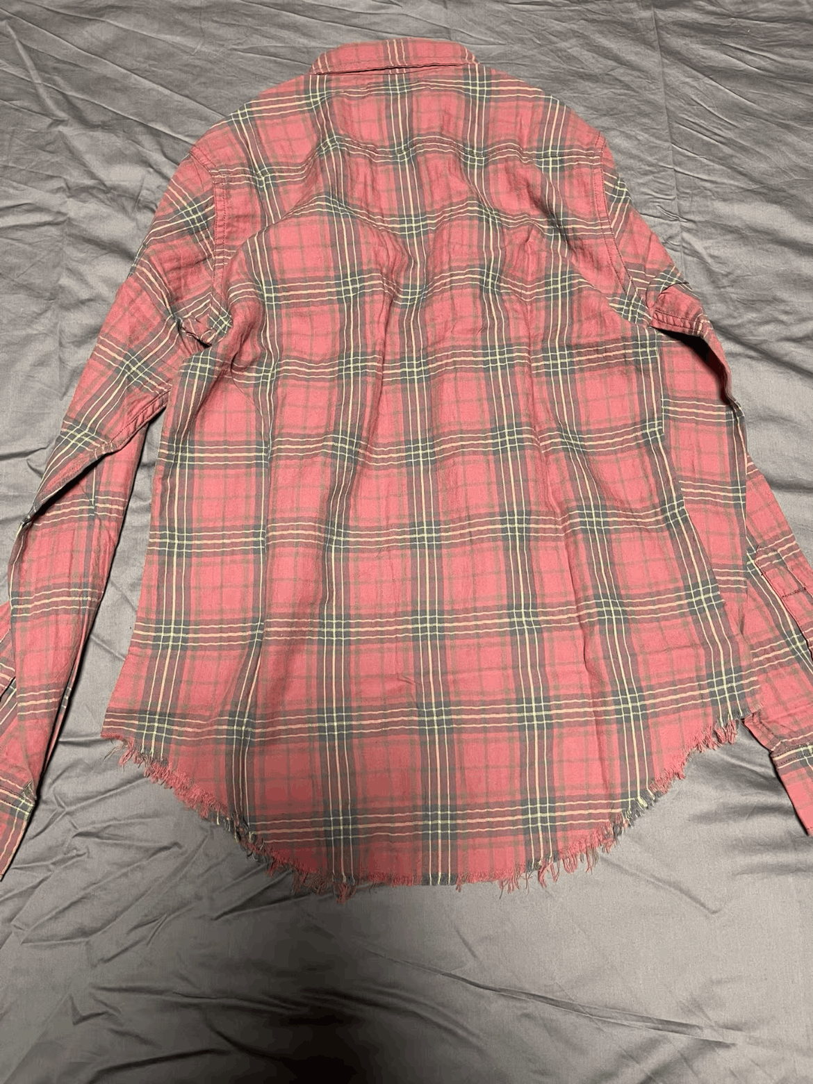 Saint Laurent Paris Saint Laurent Paris 16SS Runway Distressed Plaid Shirt Size US M / EU 48-50 / 2 - 2 Thumbnail