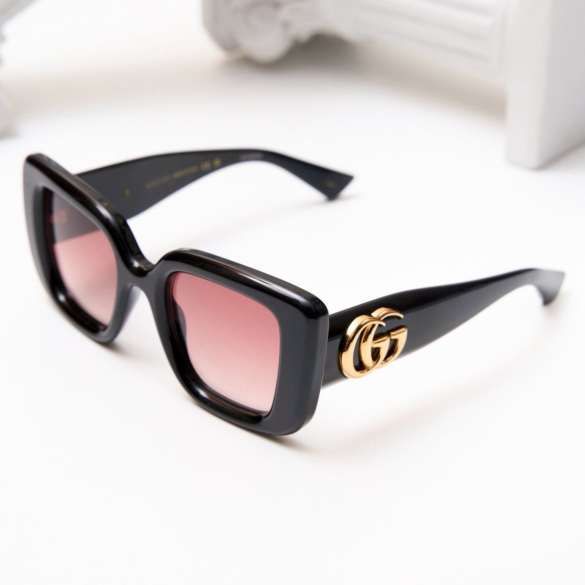 Gucci GUCCI GG1975S 001 SUNGLASSES Size ONE SIZE - 2 Thumbnail