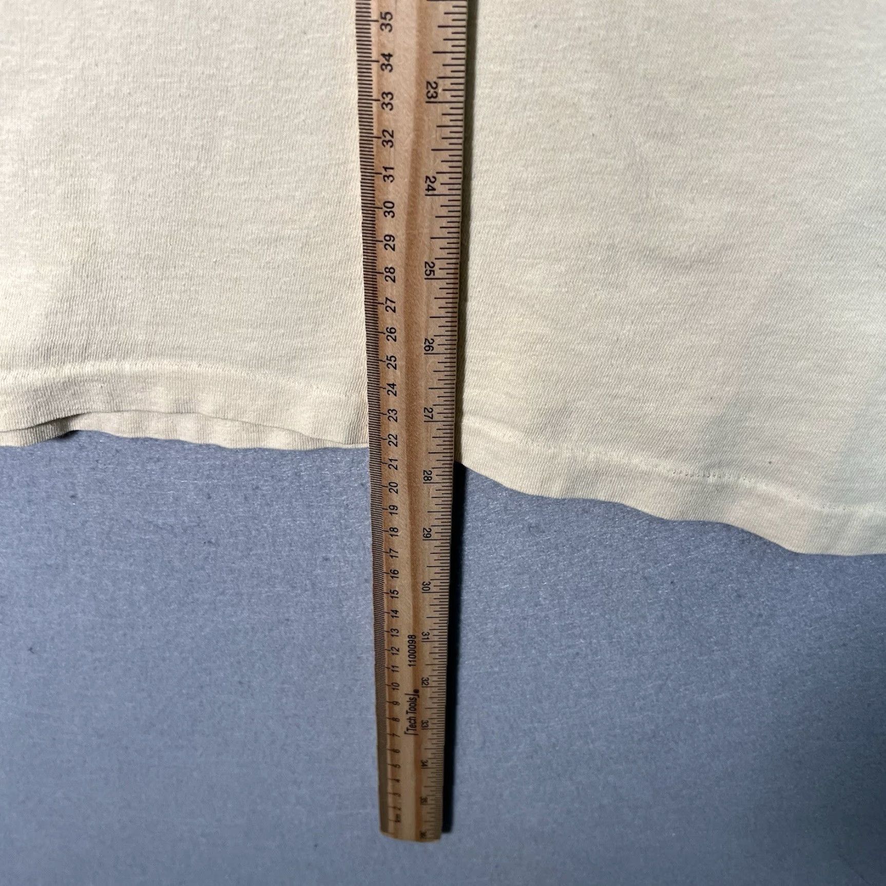 Hanes VINTAGE Average White Band Show Your Hand Shirt Adult Large Beige Mens Size US L / EU 52-54 / 3 - 3 Thumbnail
