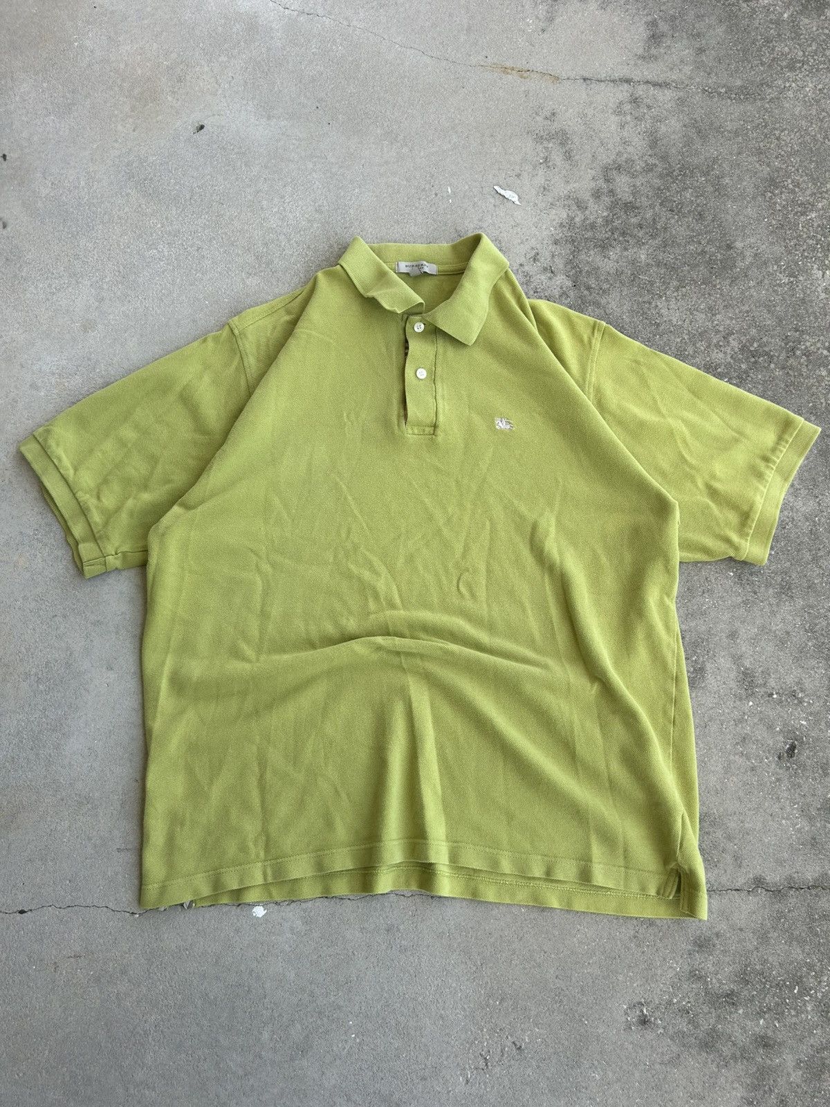 Burberry Mens size L green burberry polo shirt Size US L / EU 52-54 / 3 - 1 Thumbnail