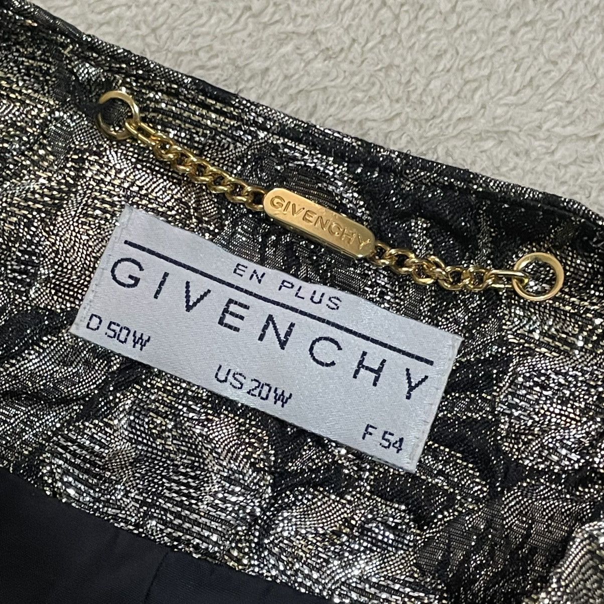Givenchy × Vintage Givenchy En Plus Vintage Blazer Luxury Archive Very Rare Size XL / US 12-14 / IT 48-50 - 4 Thumbnail