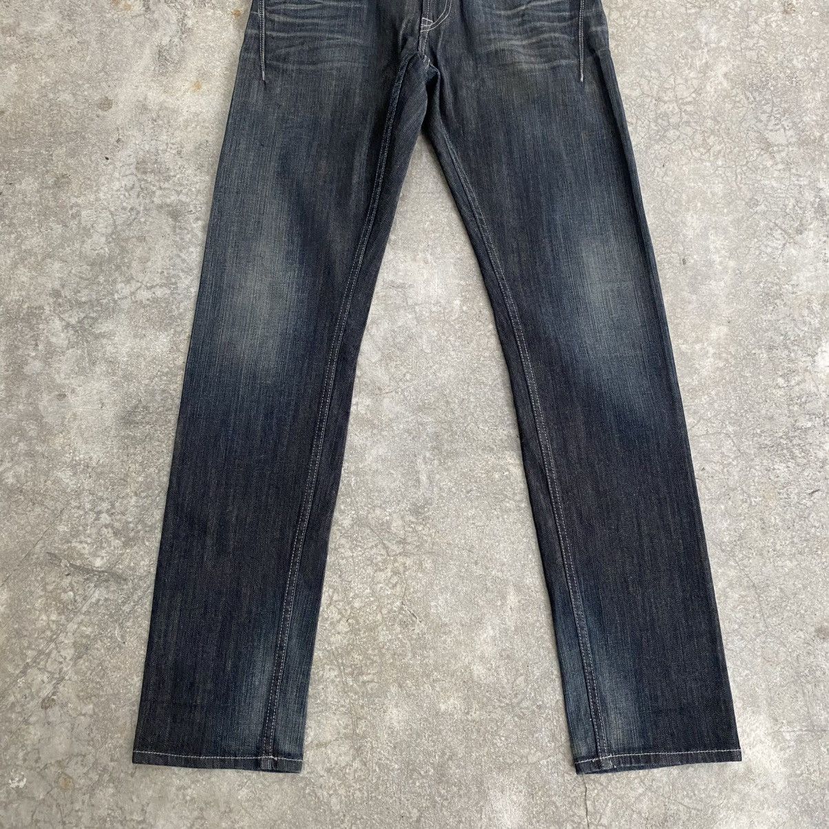 Marithe + Francois Girbaud 2000’s Vintage M. Francois Girbaud Slim Fit Stacked Jeans Size US 33 - 3 Thumbnail