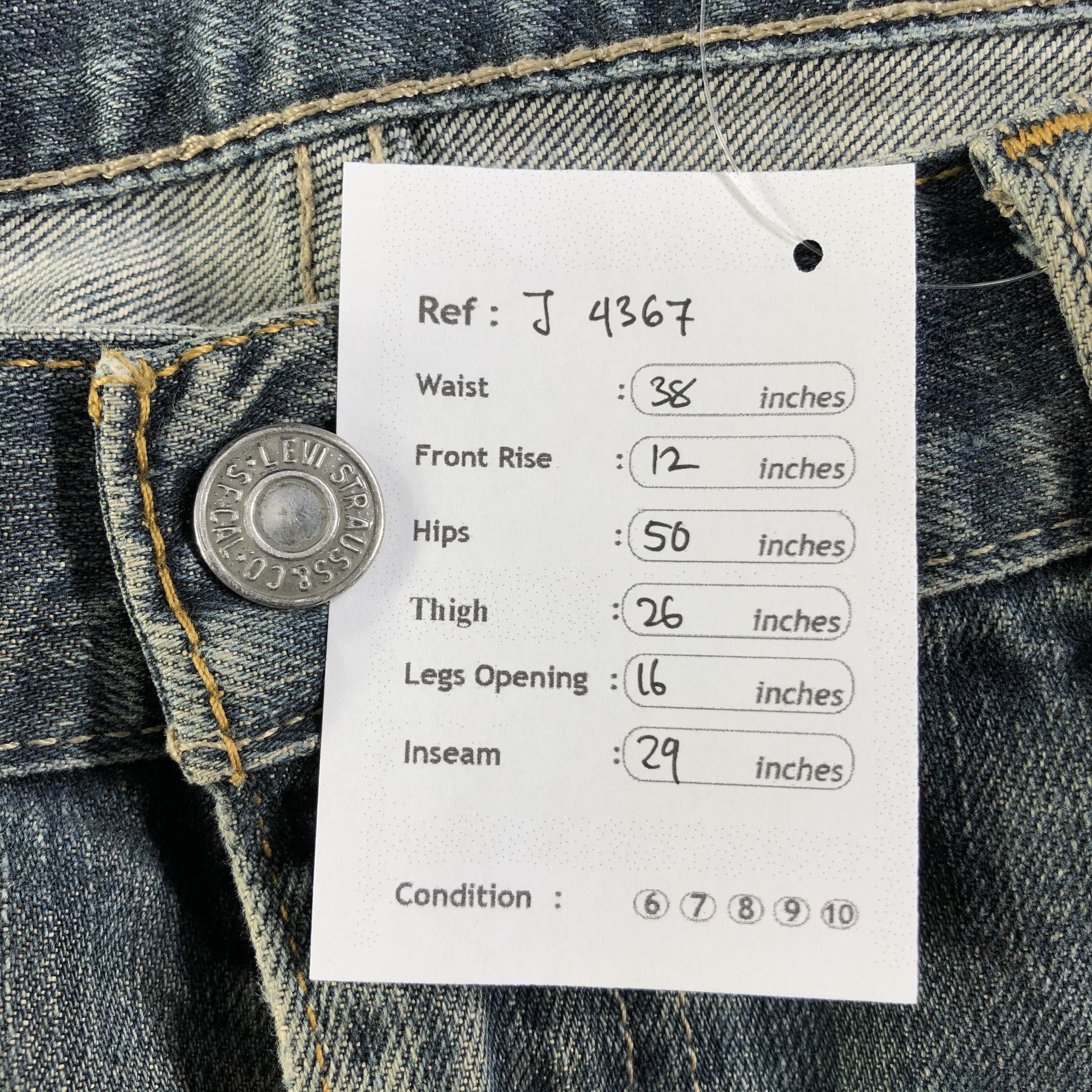 Levi's Vintage Levis 505 Jeans-J4367 Size US 38 / EU 54 - 13 Thumbnail