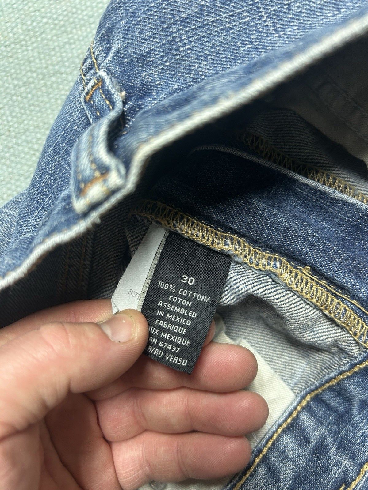 Vintage Vtg Ralph Lauren jeans Hayden relaxed straight blue 32x32 Size US 32 / EU 48 - 5 Thumbnail